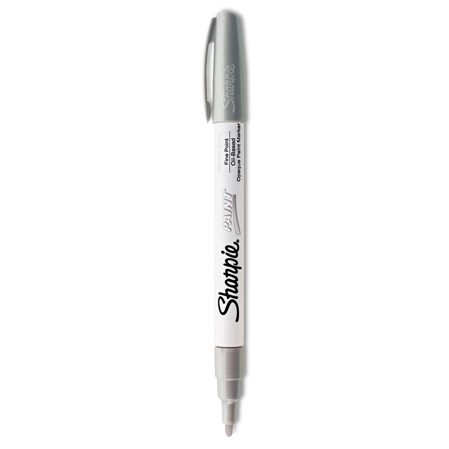  Sharpie 35545 Permanent Paint Marker, Fine Bullet Tip, Silver (SAN35545) 