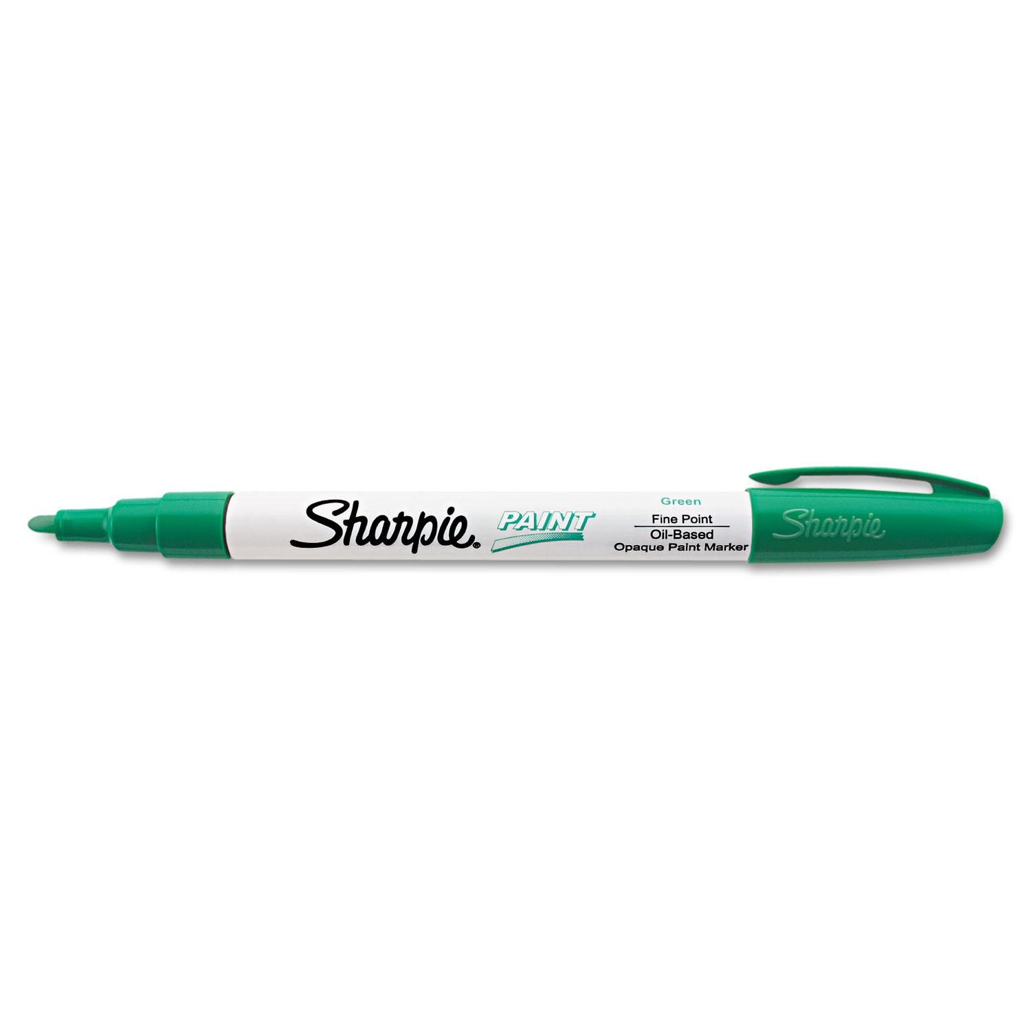  Sharpie 35537 Permanent Paint Marker, Fine Bullet Tip, Green (SAN35537) 