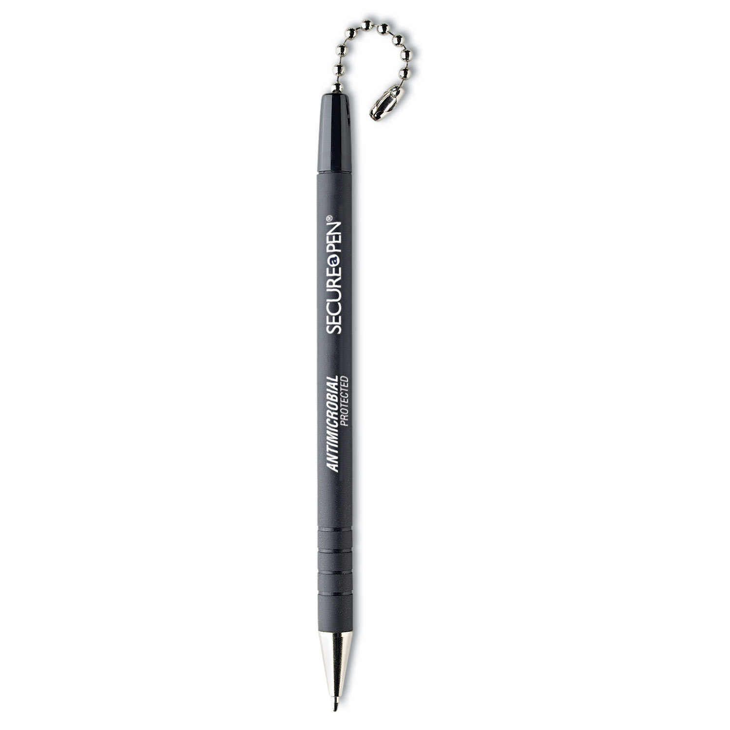  MMF Industries 28704 Replacement Ballpoint Pen for the Secure-A-Pen System, 1mm, Black Ink/Barrel (MMF28704) 