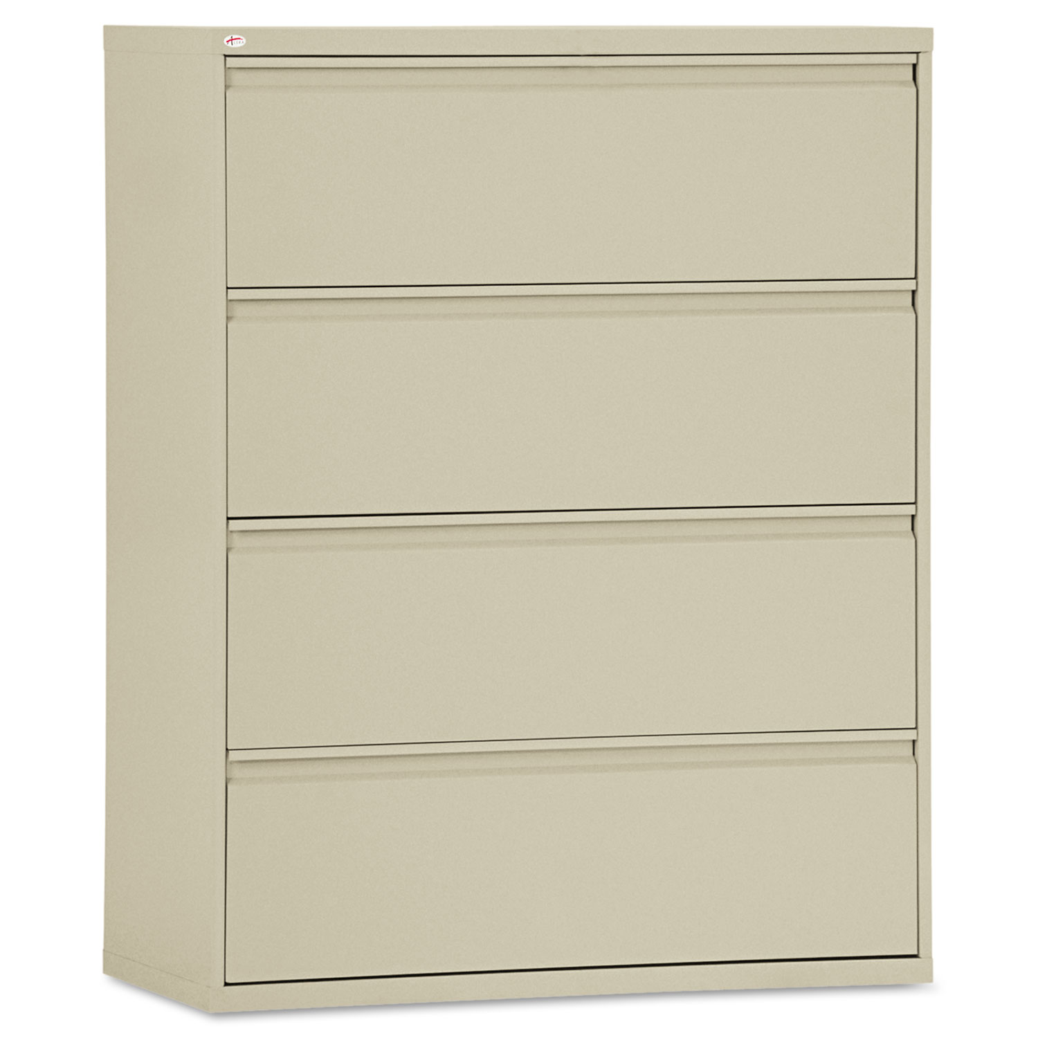  Alera ALELF4254PY Four-Drawer Lateral File Cabinet, 42w x 18d x 52.5h, Putty (ALELF4254PY) 