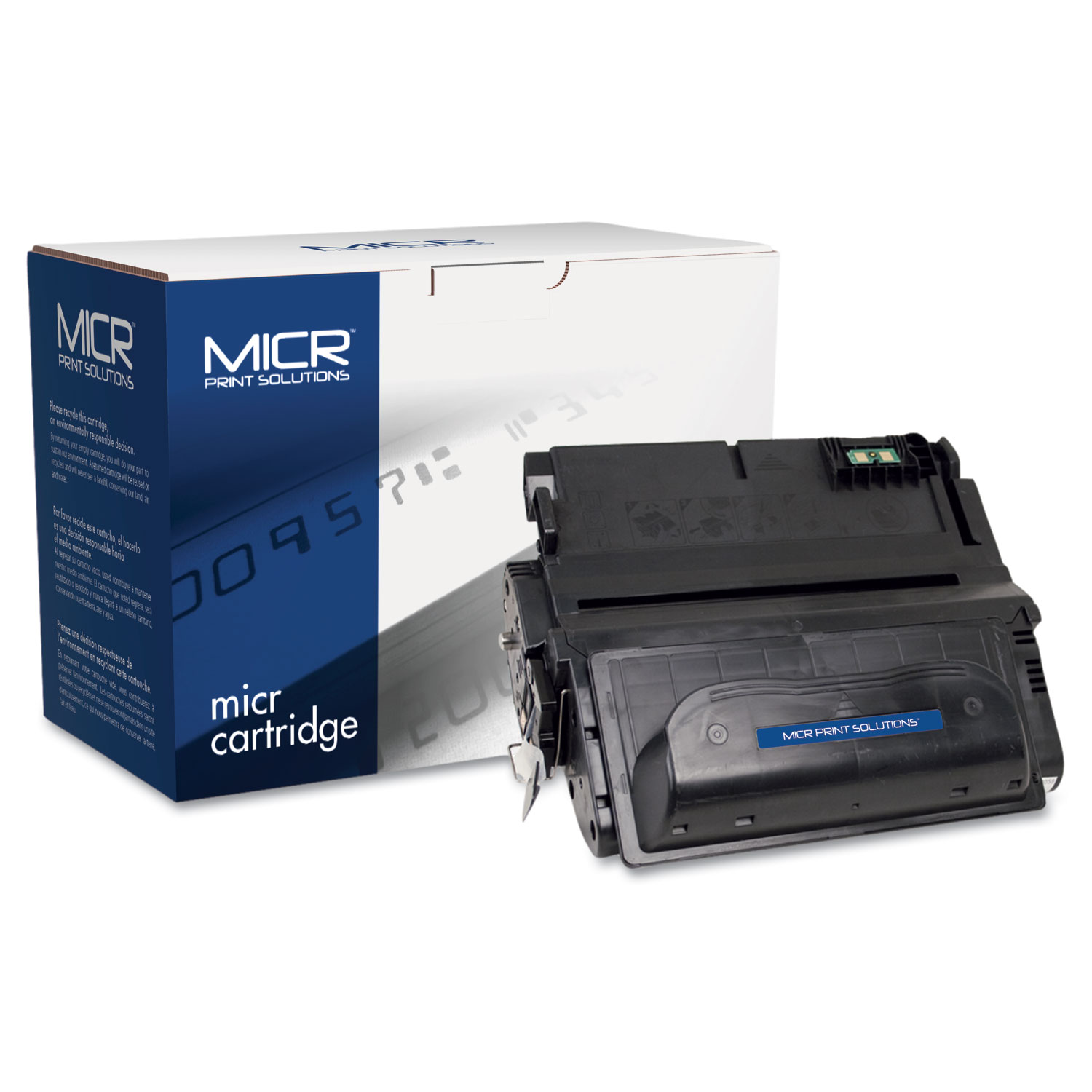  MICR Print Solutions MCR38AM Compatible Q1338A(M) (38AM) MICR Toner, 12000 Page-Yield, Black (MCR38AM) 