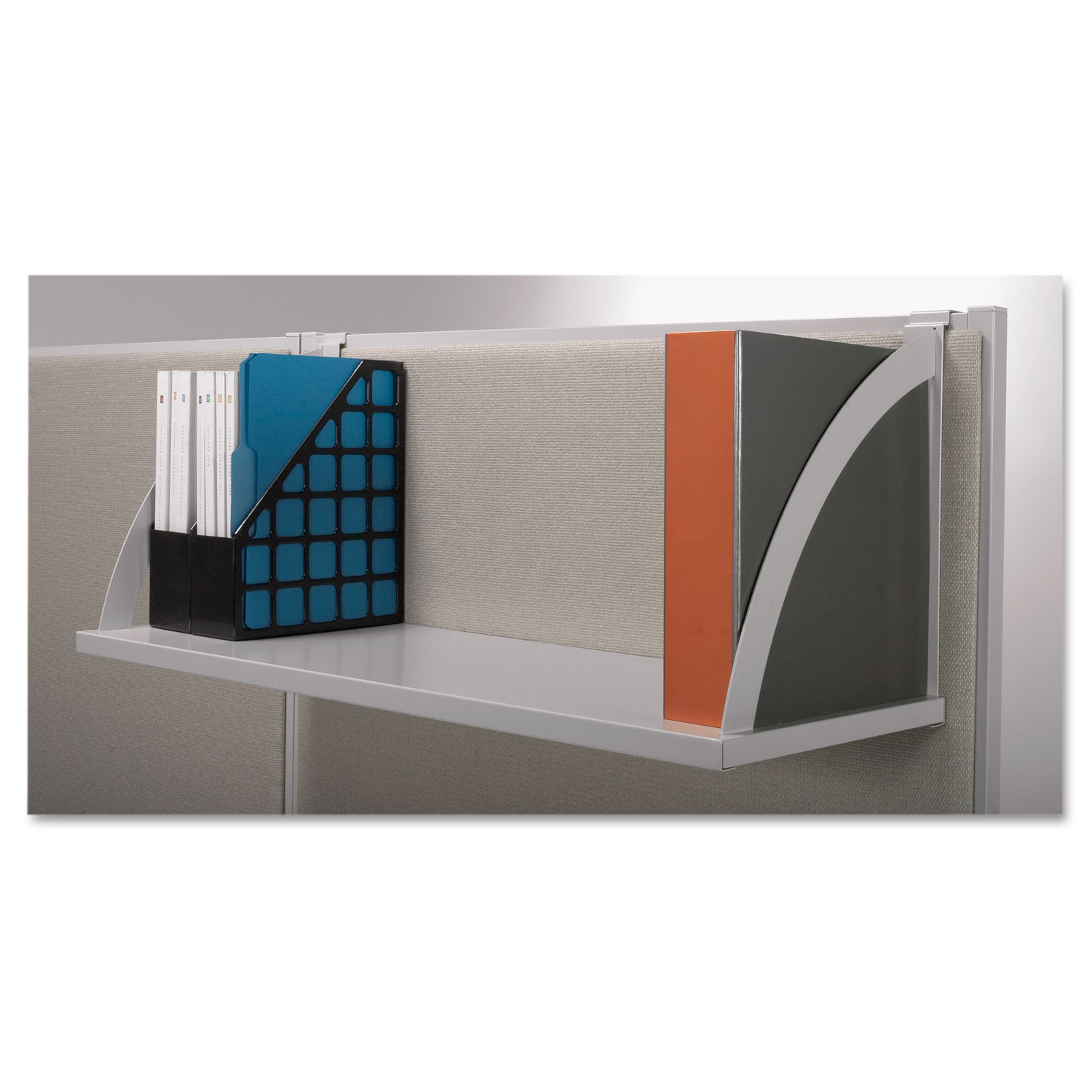 Versé Panel System Hanging Shelf, 60w x 12-3/4d, Gray