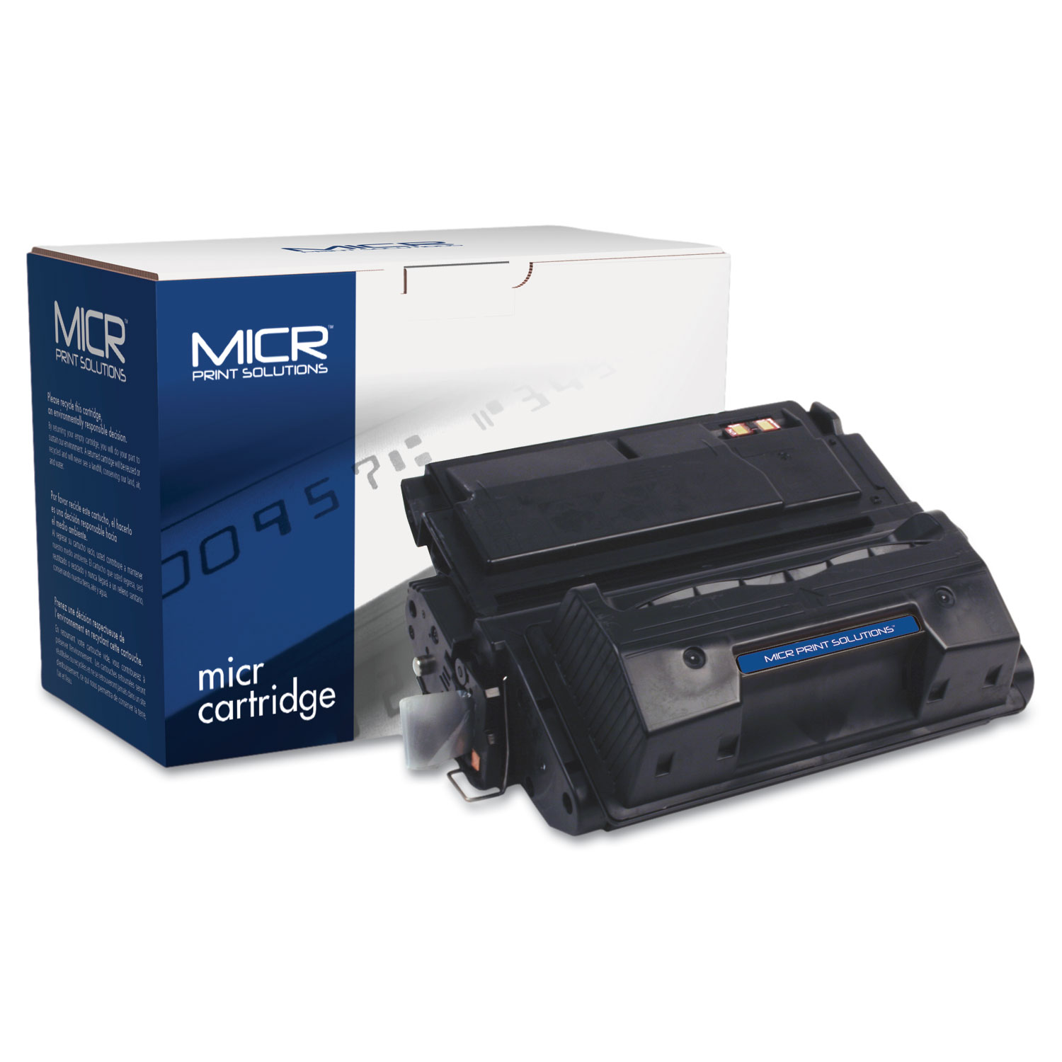 Compatible with Q5942XM High-Yield MICR Toner, 20,000 Page-Yield, Black