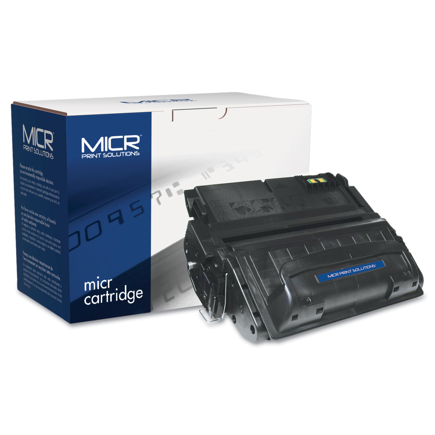  MICR Print Solutions MCR42AM Compatible Q5942A(M) (42AM) MICR Toner, 10000 Page-Yield, Black (MCR42AM) 