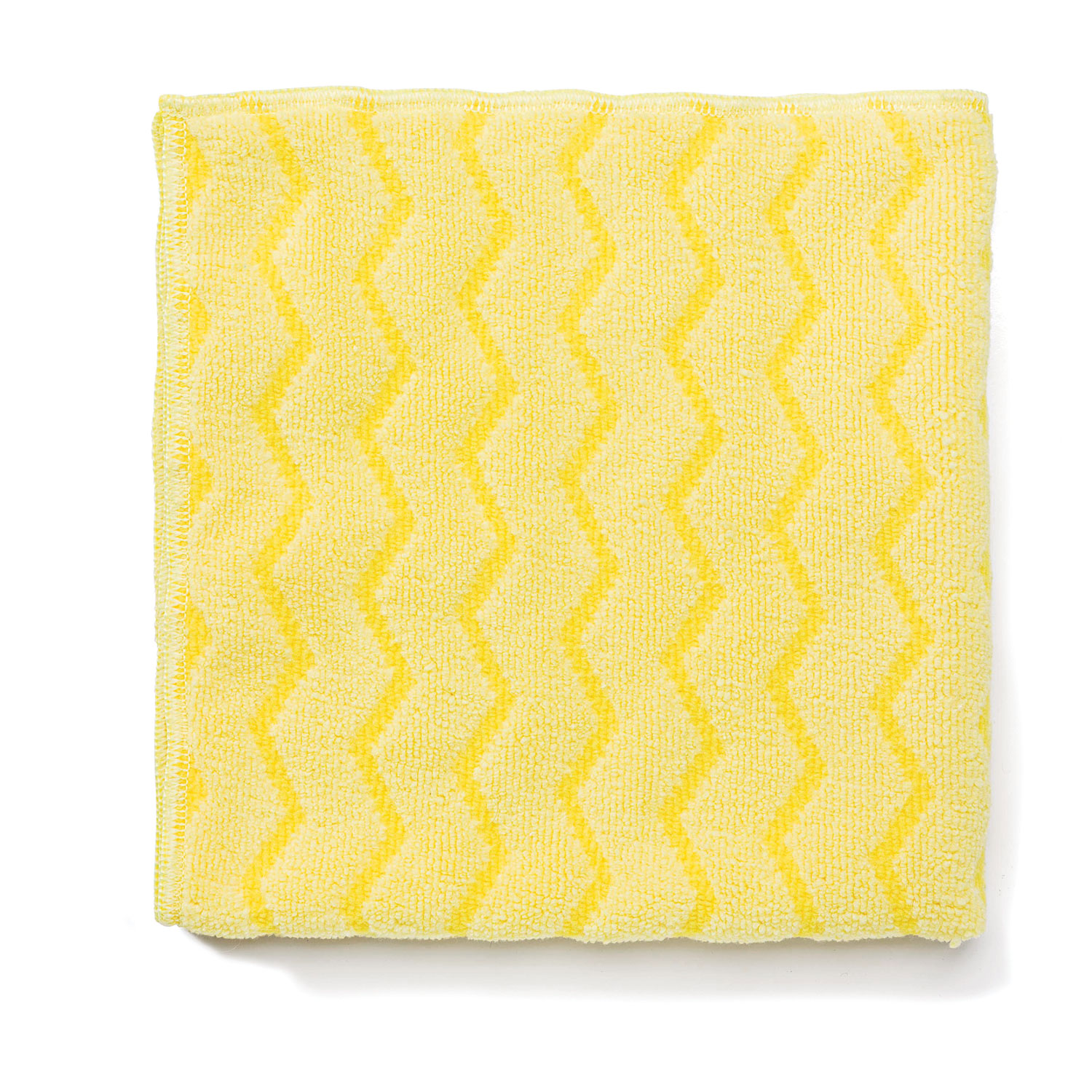  Rubbermaid Commercial FGQ61000YL00 Reusable Cleaning Cloths, Microfiber, 16 x 16, Yellow, 12/Carton (RCPQ610) 
