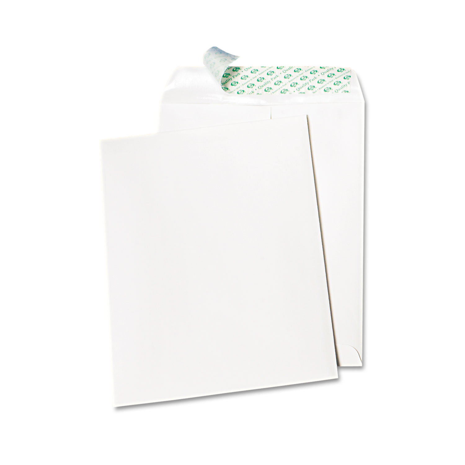 Tech No Tear Catalog Envelope, Poly Lining, 10 x 13, White, 100/Box