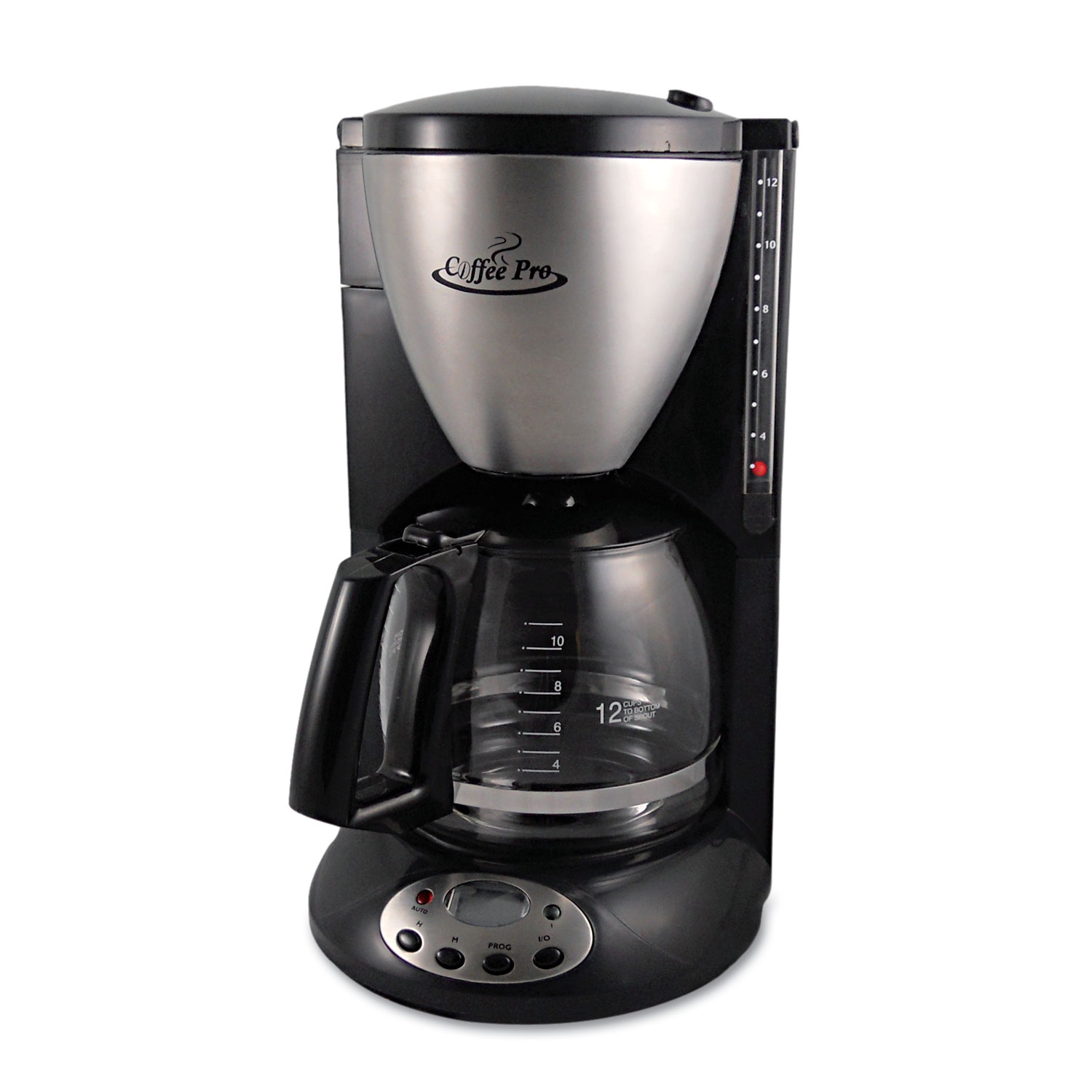 Home/Office Euro Style Coffee Maker, Black/Stainless Steel