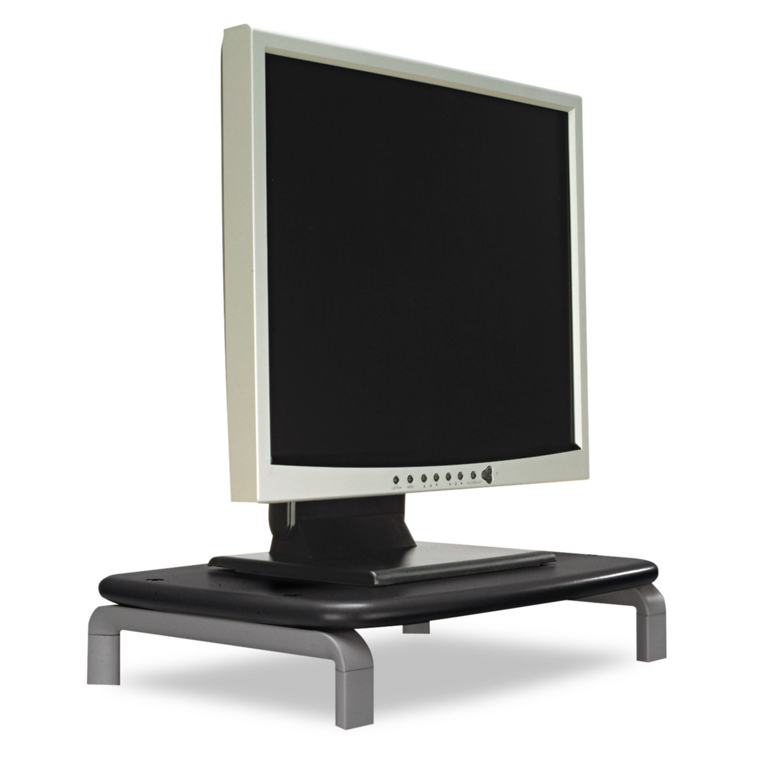  Kensington K60087F Monitor Stand with SmartFit System, 11.5 x 9 x 3, Black/Gray (KMW60087) 