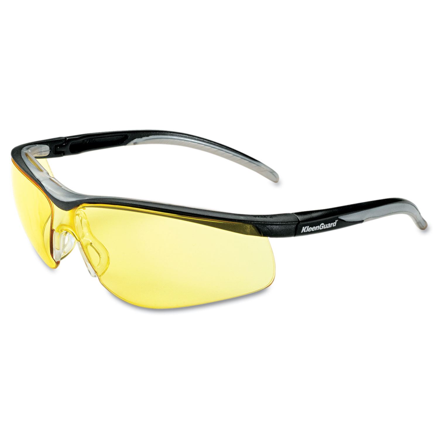 V40 Contour Eye Protection, Black Frame/Amber Lens