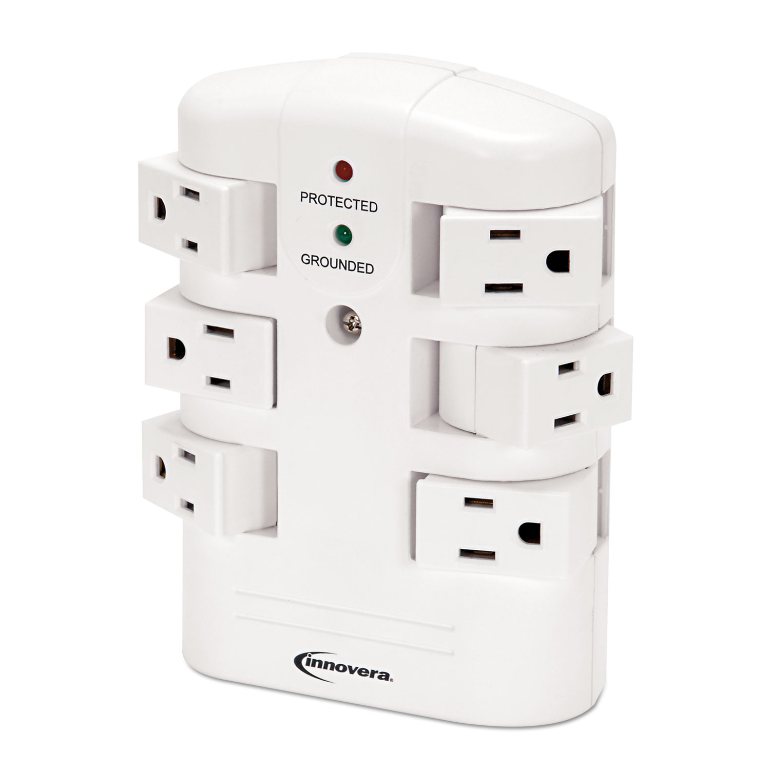 1080 Joules Basics Rotating 6-Outlet Surge Protector Wall Mount