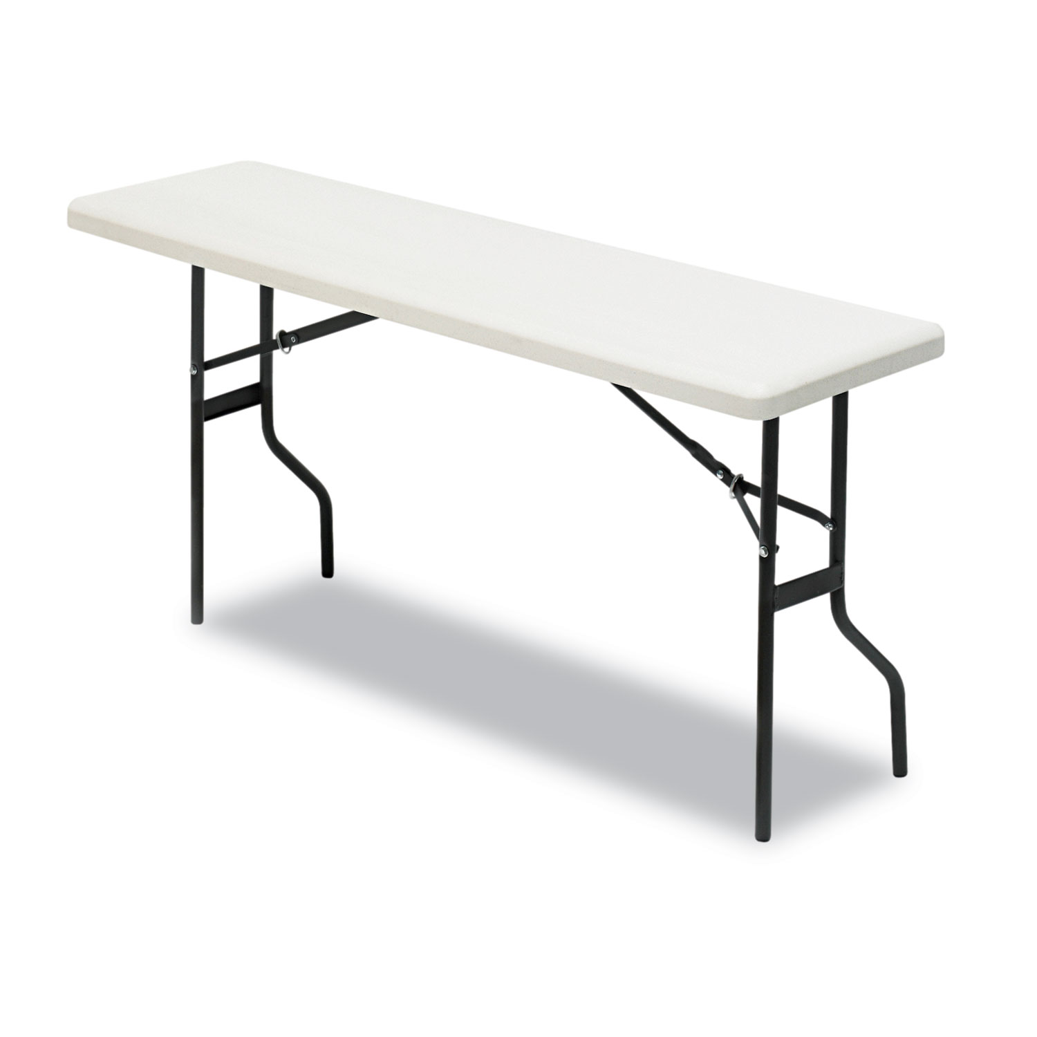 Iceberg 65353 IndestrucTables Too 1200 Series Folding Table, 60w x 18d x 29h, Platinum (ICE65353) 