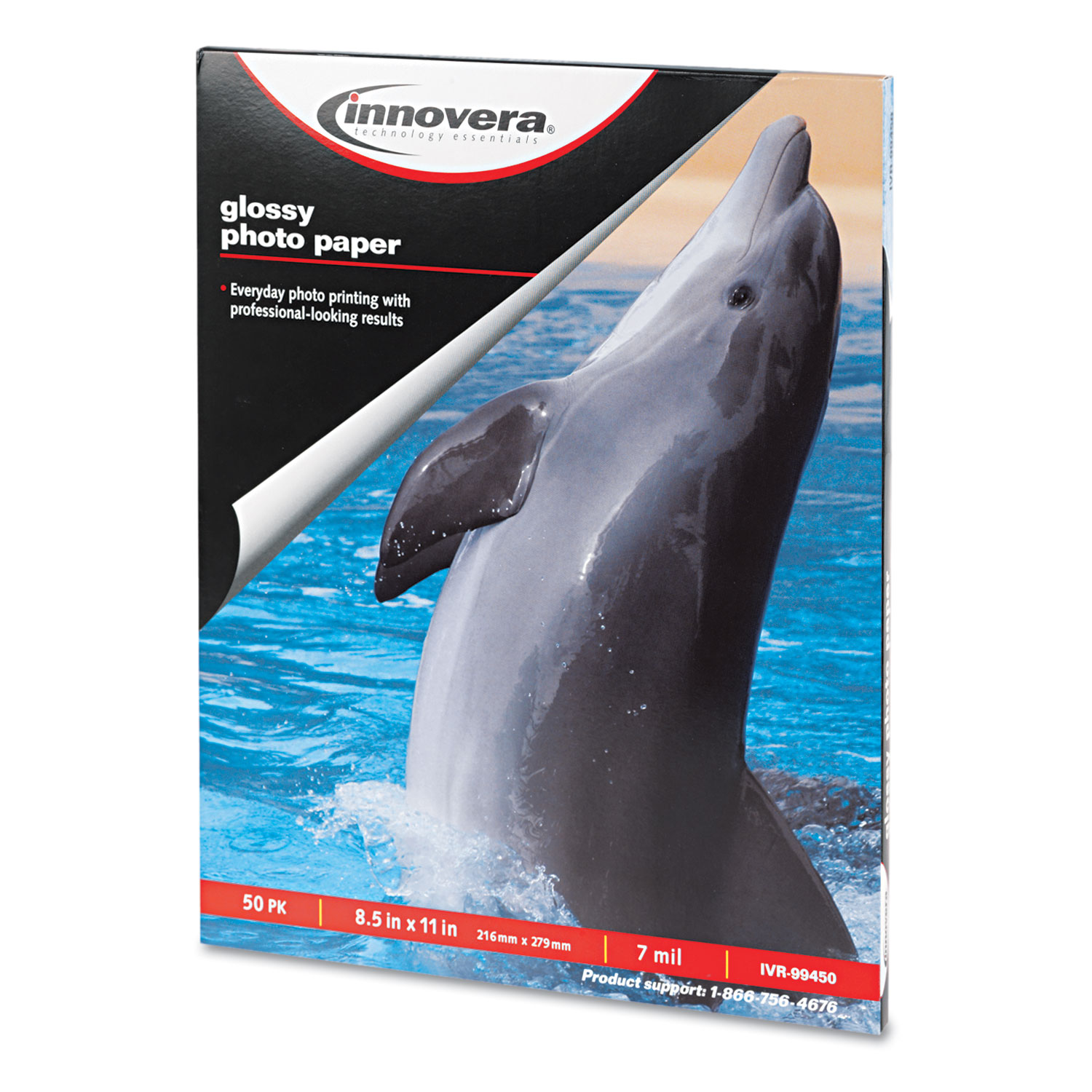 Glossy Photo Paper, 8-1/2 x 11, 50 Sheets/Pack