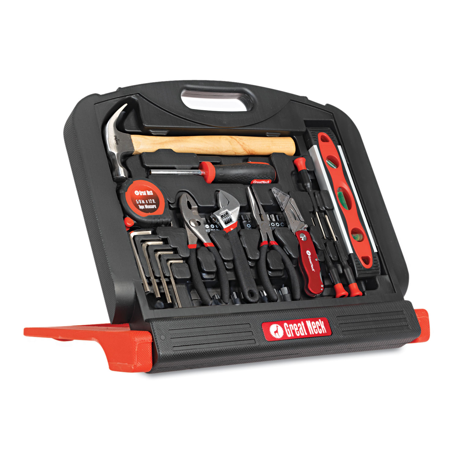  Great Neck GN48 48-Tool Set in Blow-Molded Case, Black (GNSGN48) 