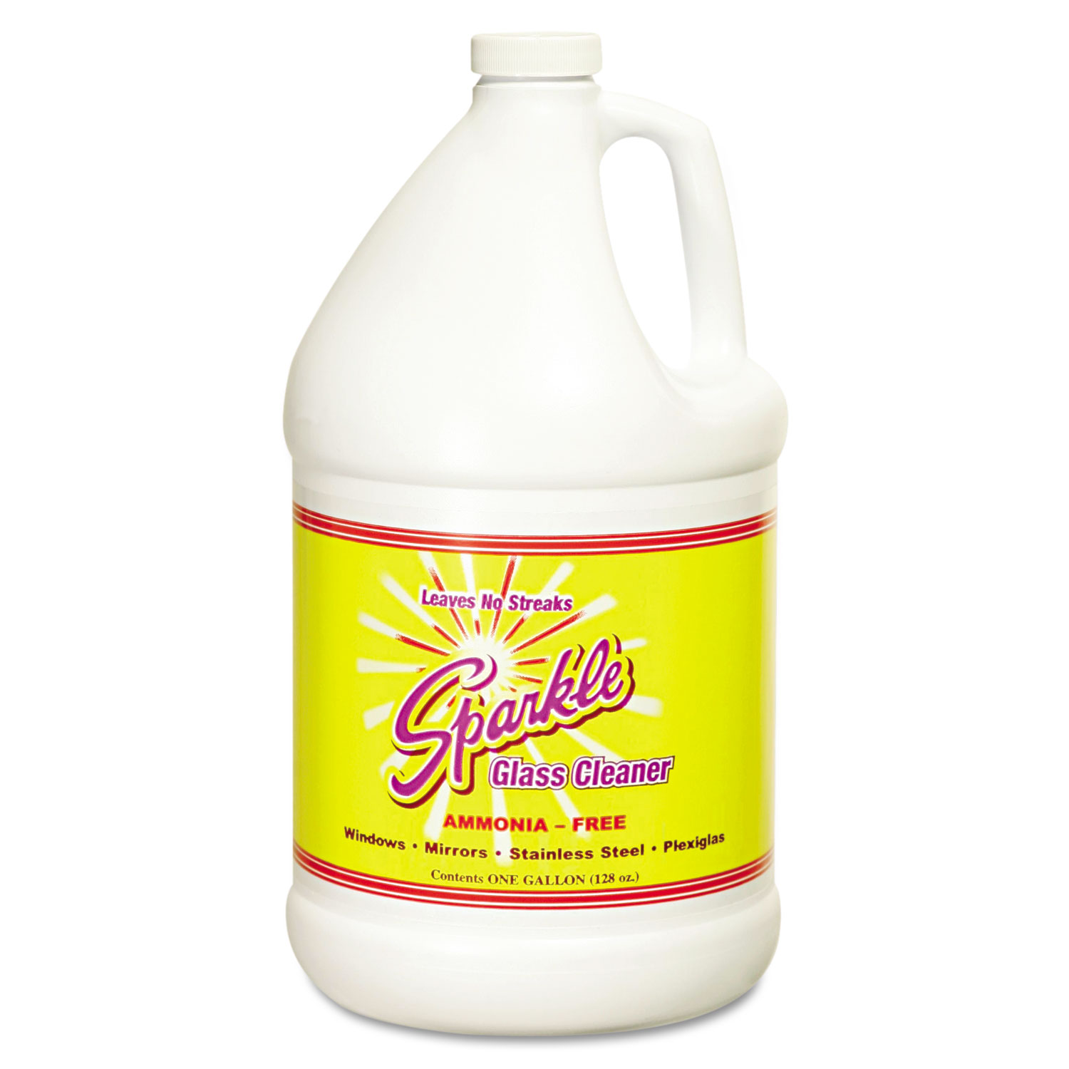  Sparkle 20500 Glass Cleaner, 1gal Bottle Refill, 4/Carton (FUN20500CT) 
