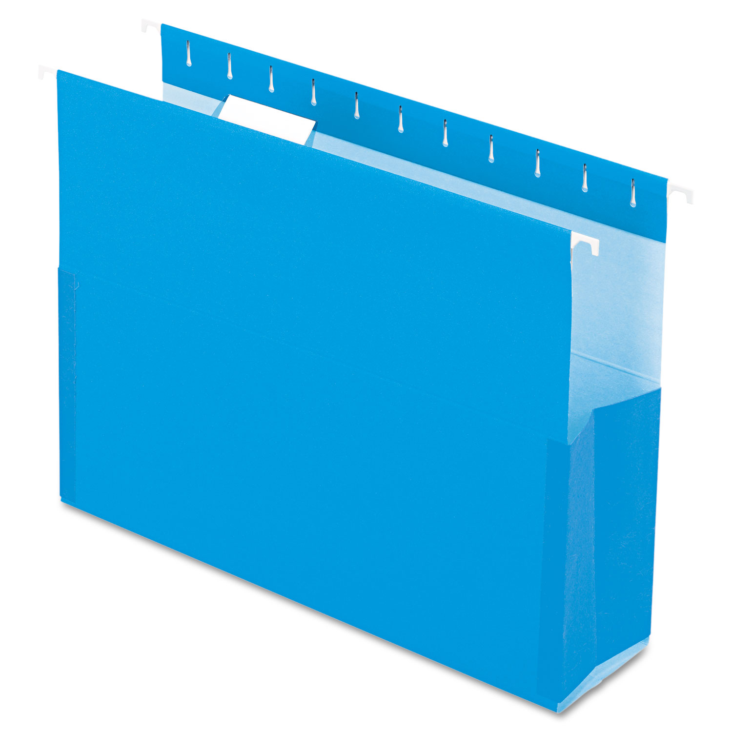 SureHook Reinforced Hanging Box Files, 3 Exp with Sides, Letter, Blue, 25/Box