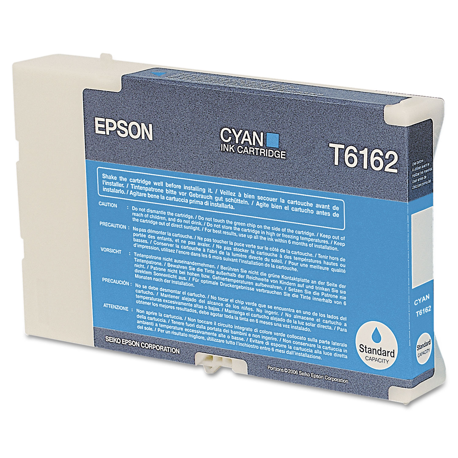  Epson T616200 T616200 DURABrite Ultra Ink, 3500 Page-Yield, Cyan (EPST616200) 