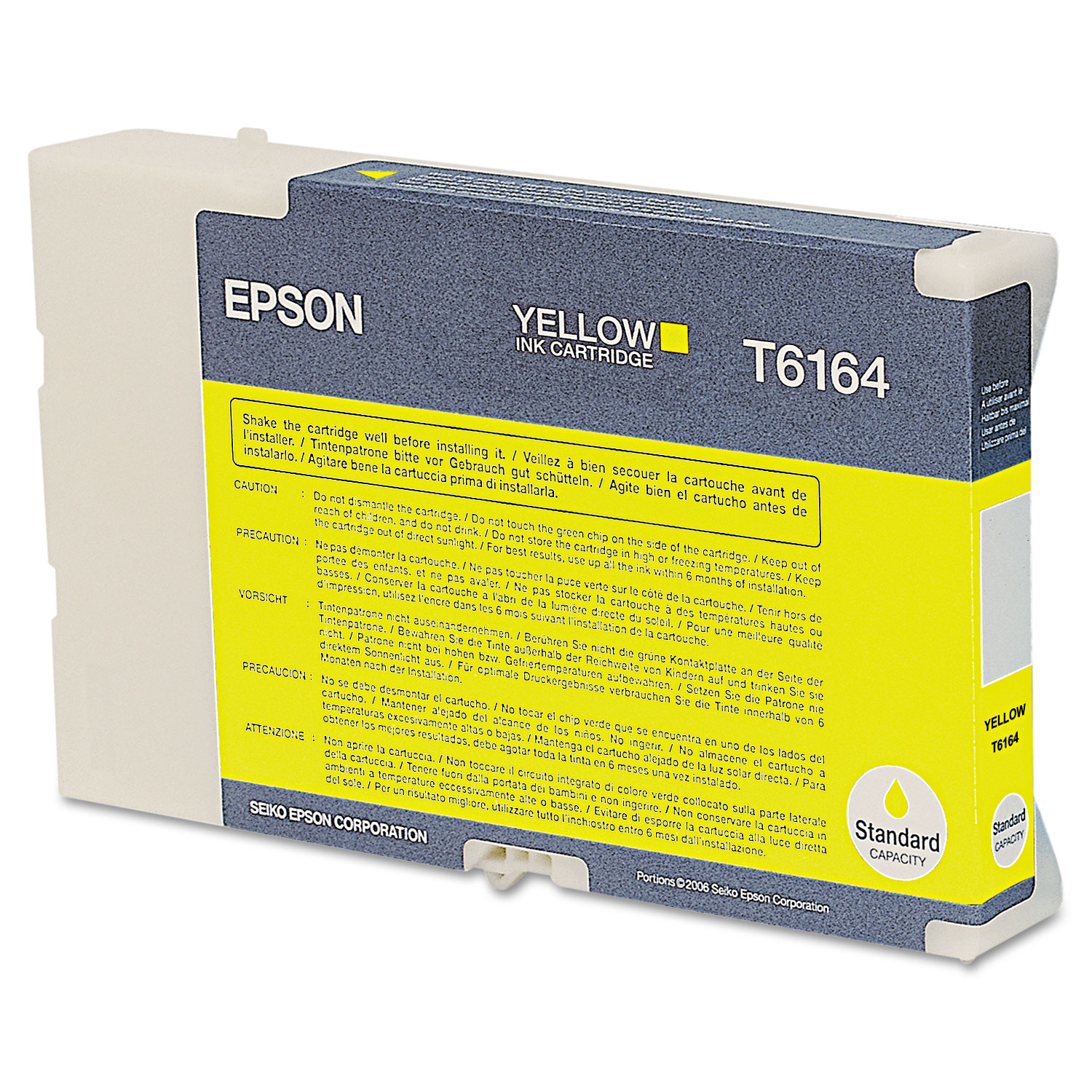 Epson T616400 T616400 DURABrite Ultra Ink, 3500 Page-Yield, Yellow (EPST616400) 