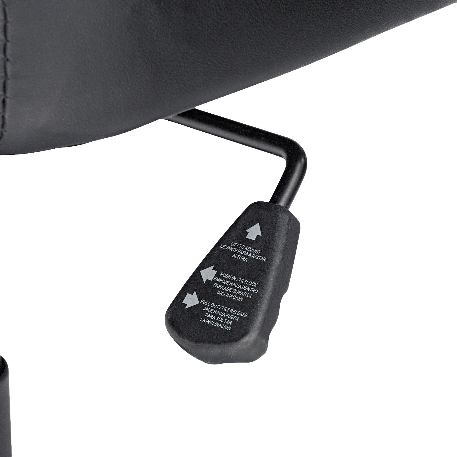 Alera Strada Series Mid-Back Swivel/Tilt Chair w/Brown Top-Grain Leather