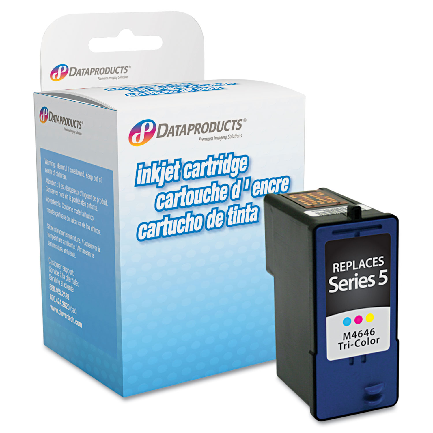 Remanufactured M4646 (Series 5) Ink, 595 Page-Yield, Tri-Color