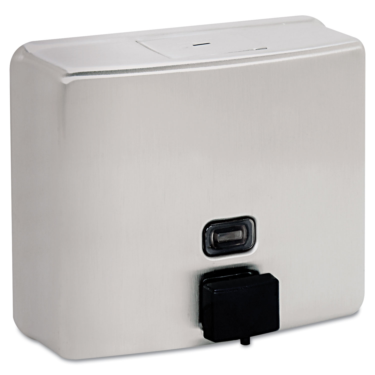  Bobrick 4112 ConturaSeries Surface-Mounted Liquid Soap Dispenser, 40 oz, 7 x 3.31 x 6.13, Stainless Steel Satin (BOB4112) 