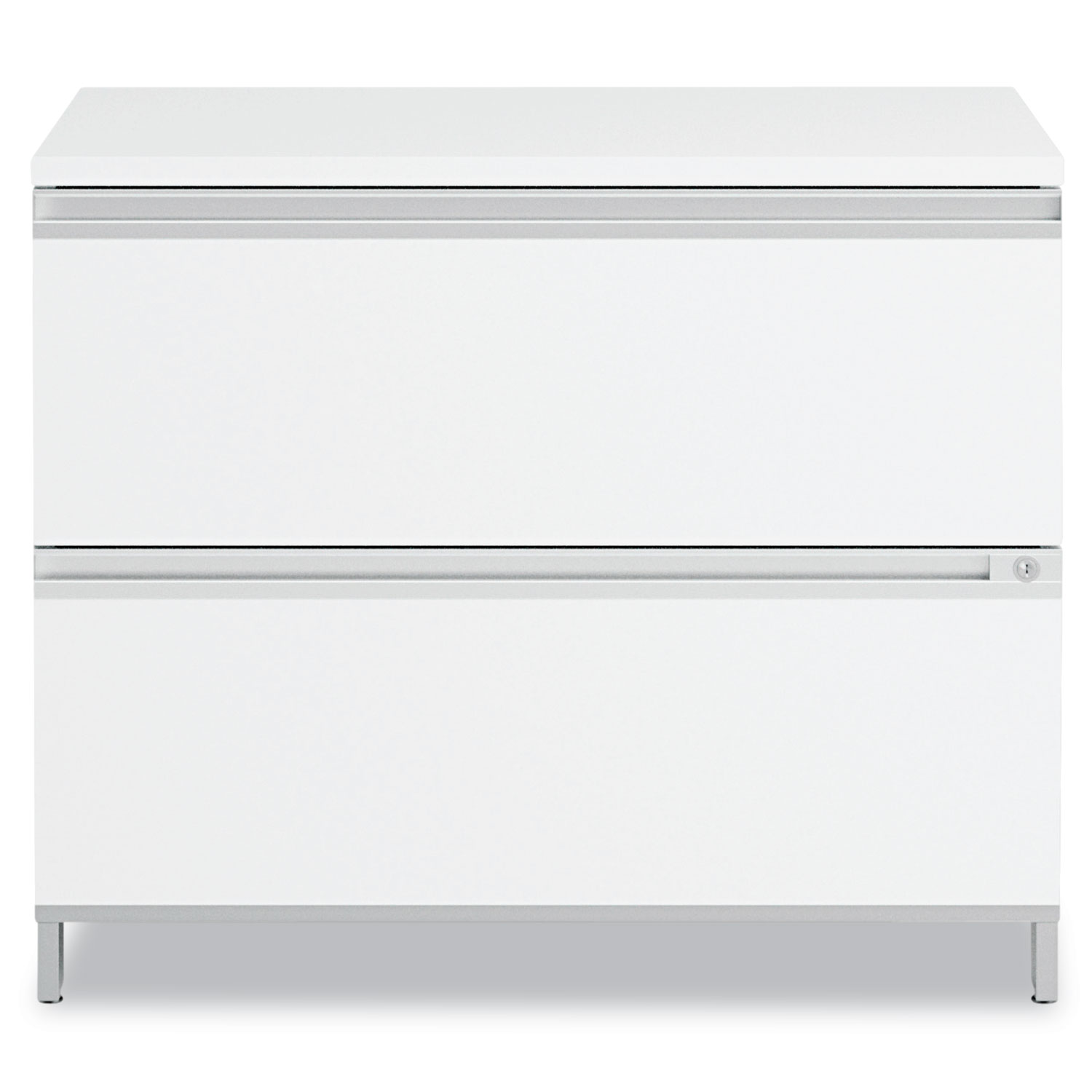 Momentum Collection Mobile Two-Drawer Lateral File, White