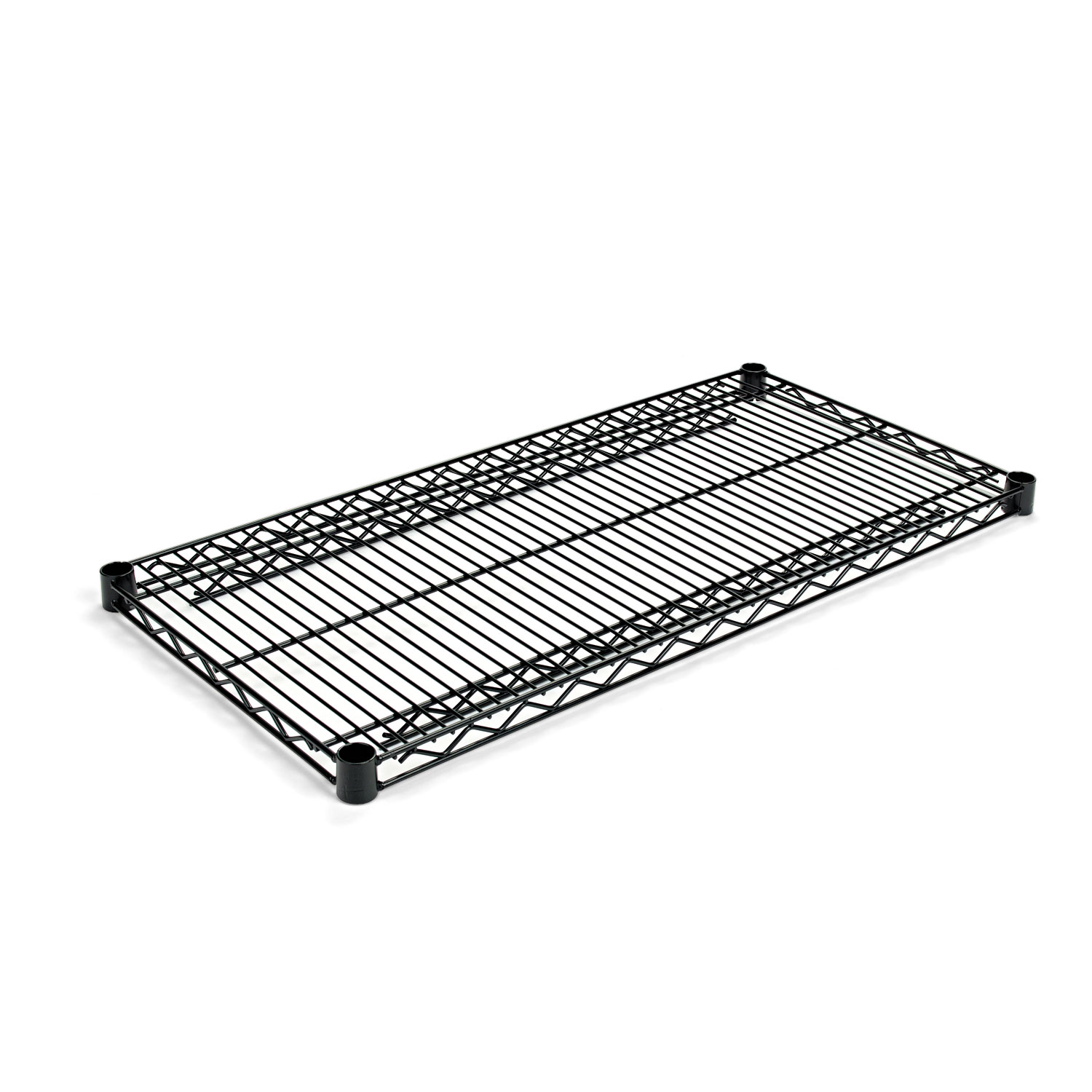  Alera ALESW583618BL Industrial Wire Shelving Extra Wire Shelves, 36w x 18d, Black, 2 Shelves/Carton (ALESW583618BL) 