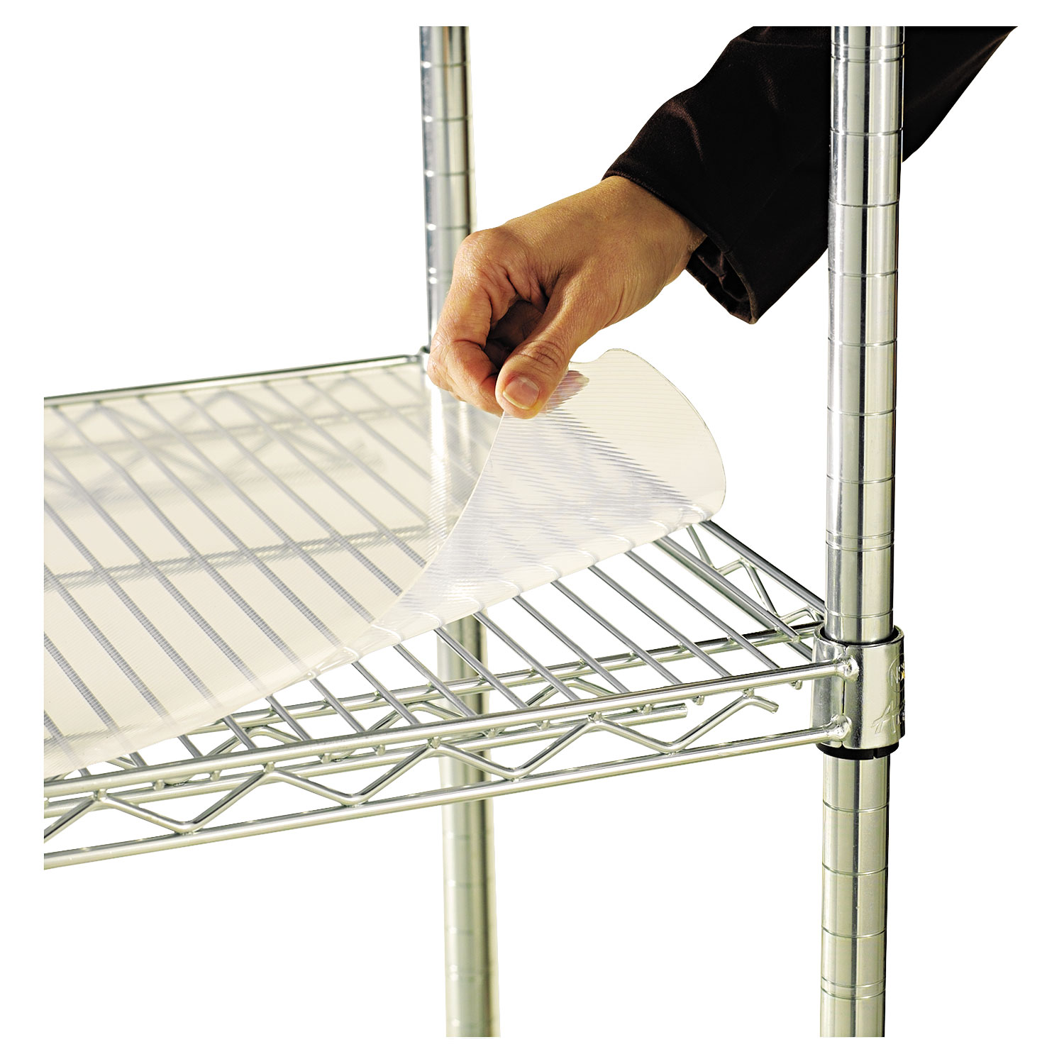  Alera ALESW59SL4818 Shelf Liners For Wire Shelving, Clear Plastic, 48w x 18d, 4/Pack (ALESW59SL4818) 