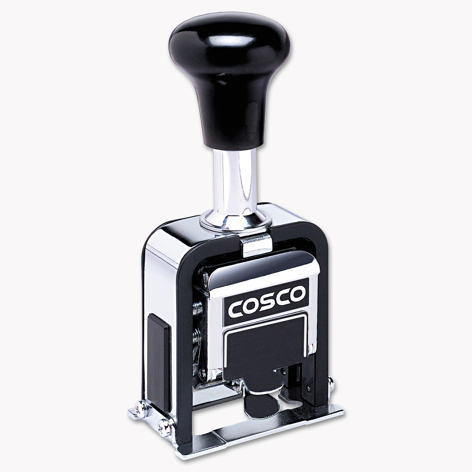  COSCO 2000PLUS 026138 Automatic Numbering Machine, 6 wheels, Self-Inking, Black 3/4 x 1/4 (COS026138) 
