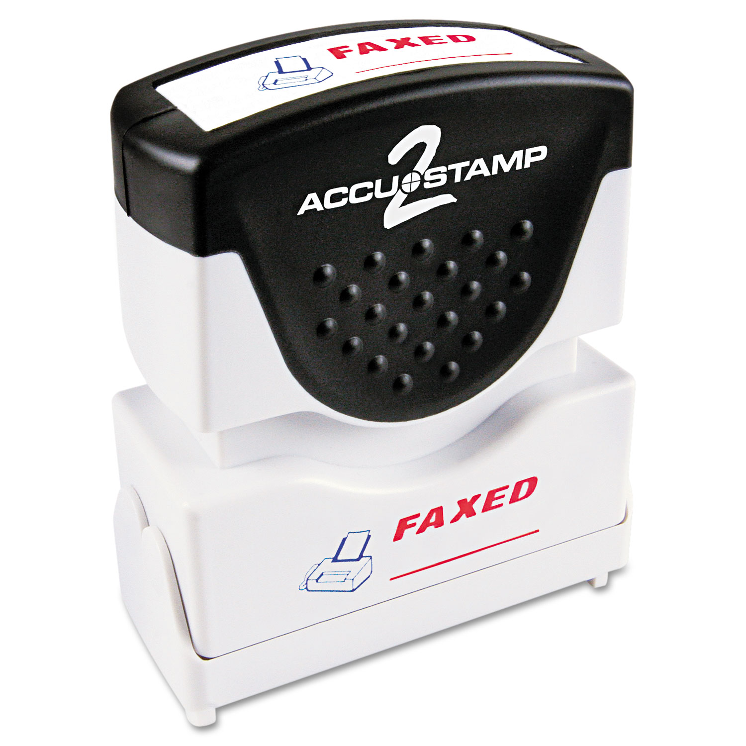  ACCUSTAMP2 035533 Pre-Inked Shutter Stamp, Red/Blue, FAXED, 1 5/8 x 1/2 (COS035533) 