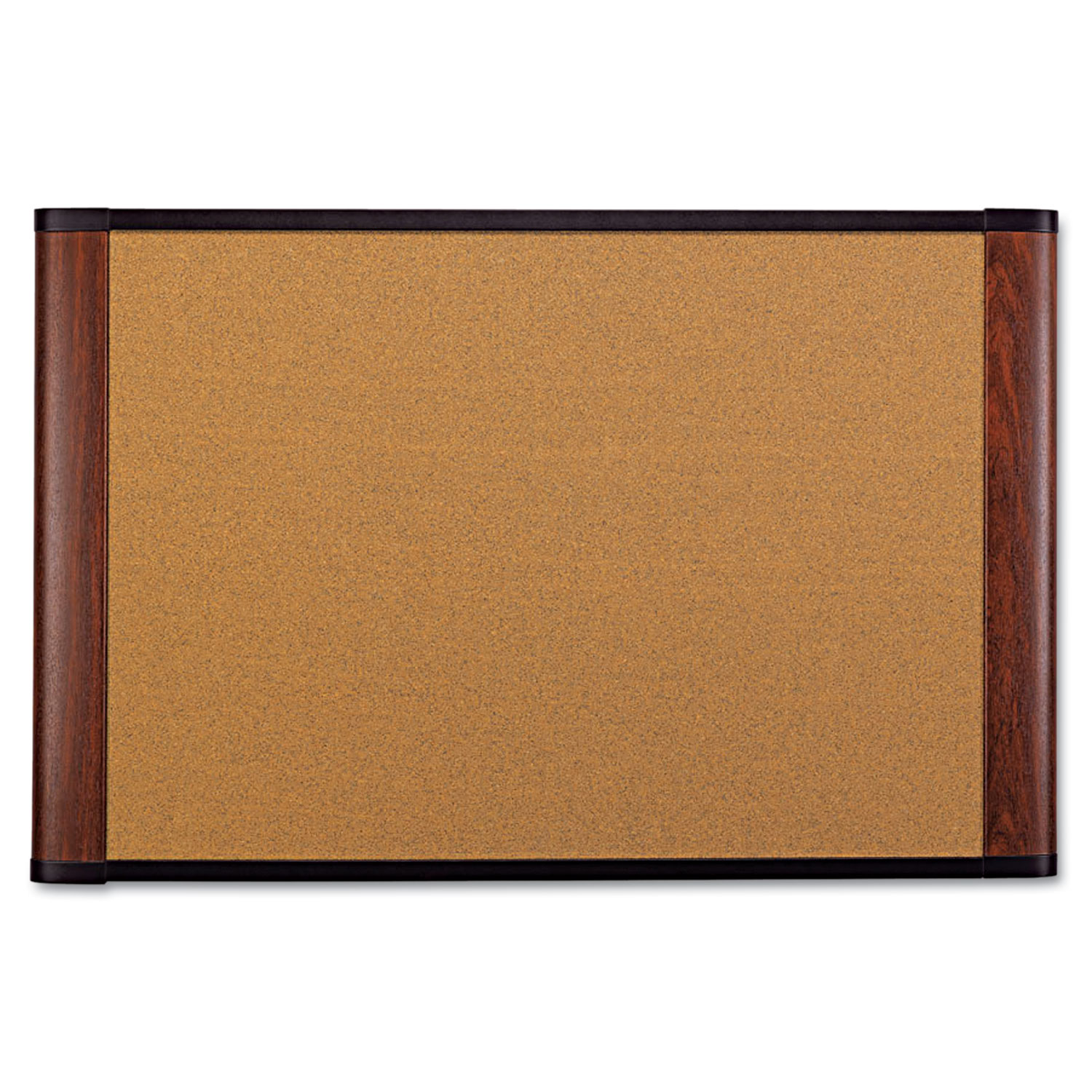  3M C7248MY Cork Bulletin Board, 72 x 48, Aluminum Frame w/Mahogany Wood Grained Finish (MMMC7248MY) 