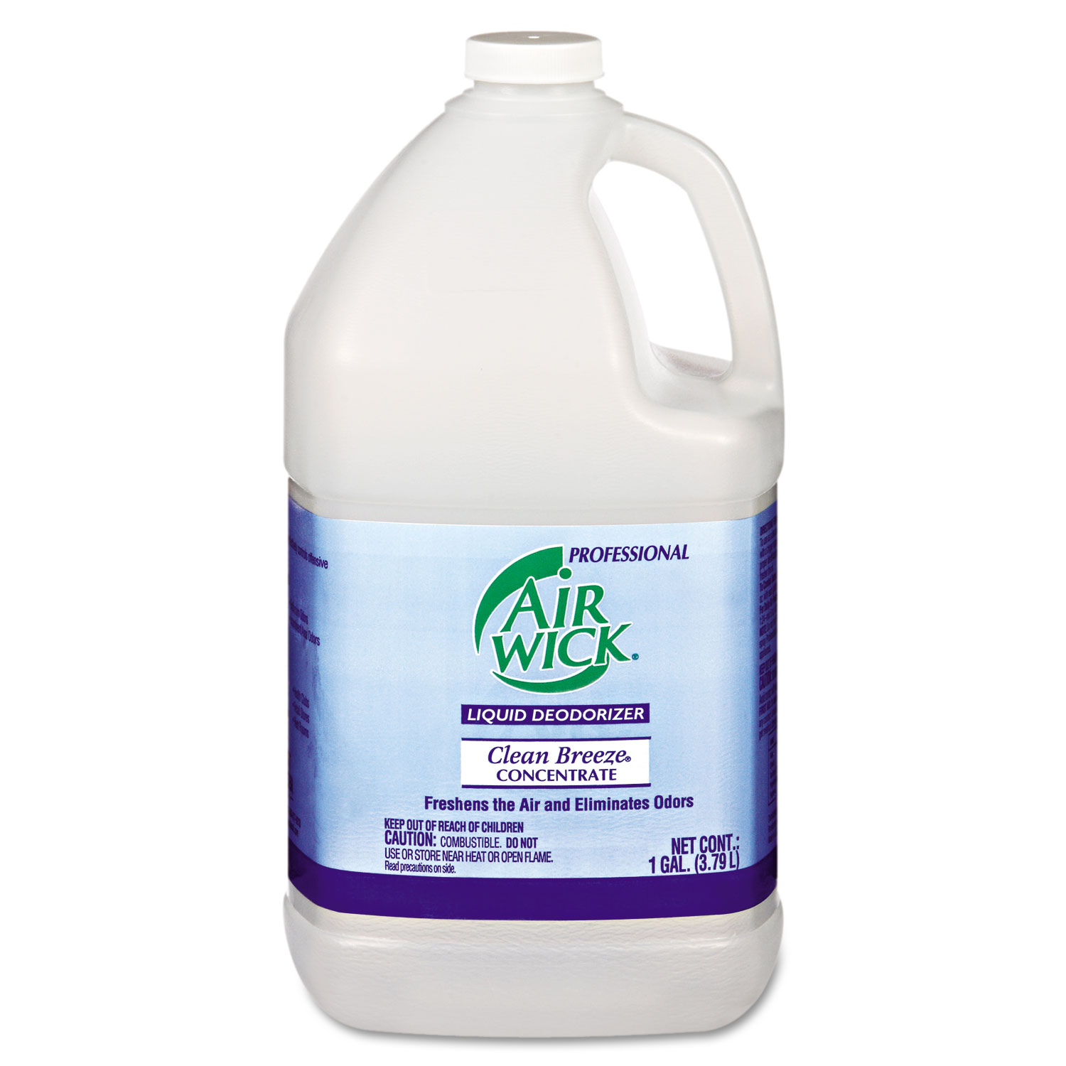  Professional Air Wick 36241-06732 Liquid Deodorizer, Clean Breeze, 1 gal, Concentrate, 4/Carton (RAC06732) 