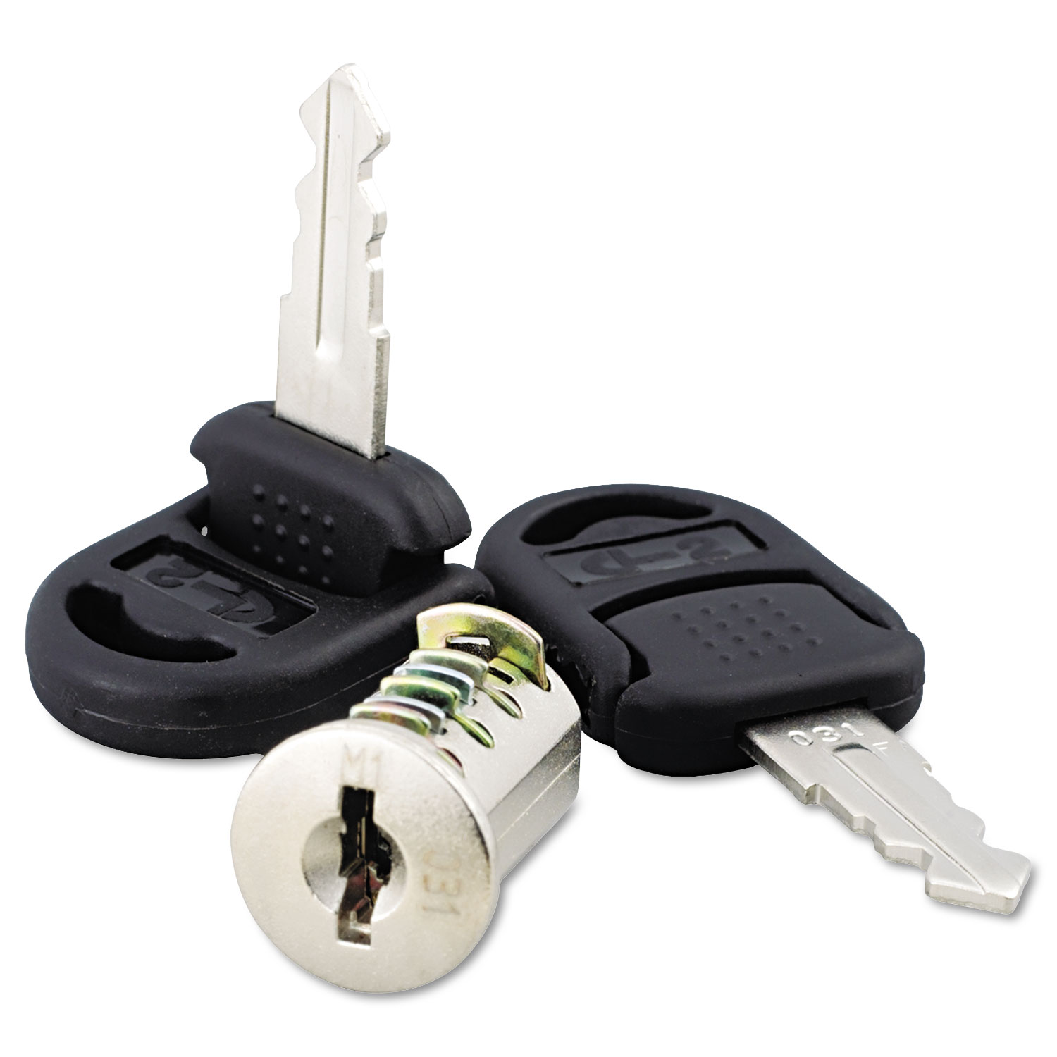  Alera ALEVA501111 Core Removable Lock and Key Set, Silver, Two Keys/Set (ALEVA501111) 