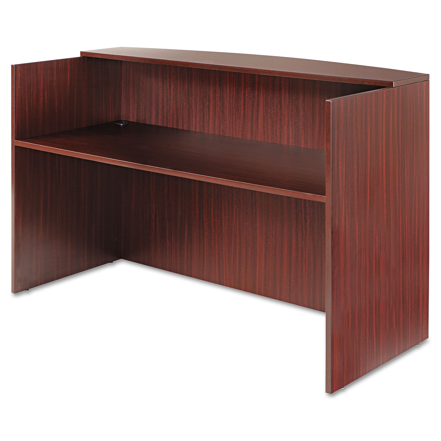 Alera Valencia Series Reception Desk With Counter 71w X 35 5d X