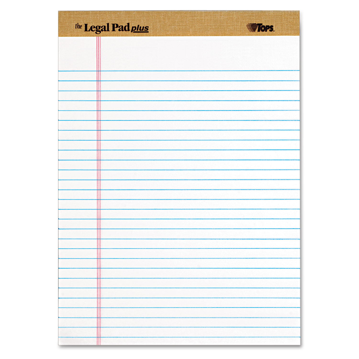 The Legal Pad Ruled Perforated Pads, Legal/Wide, 8 1/2 x 11 3/4, White, Dozen