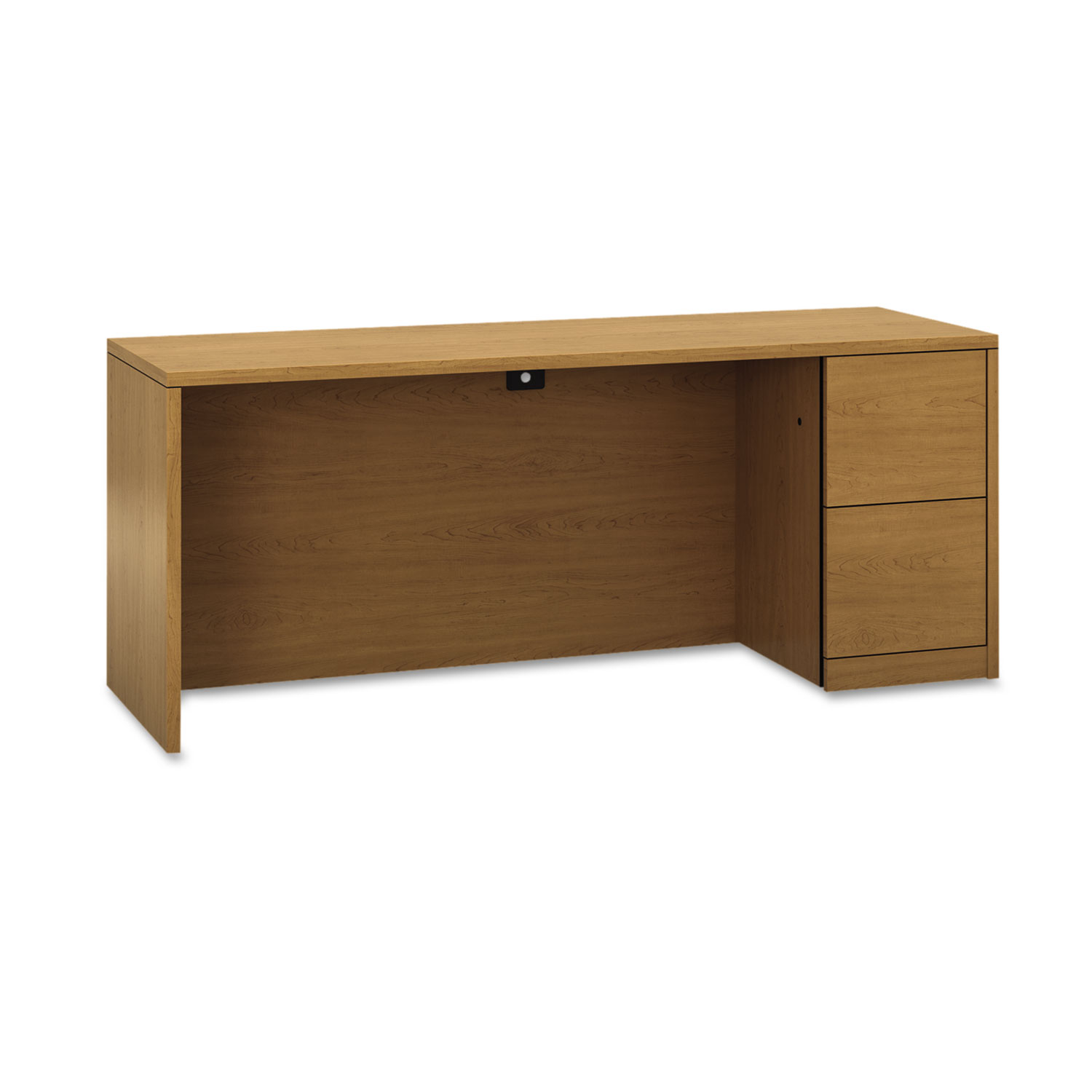 10500 Series Full-Height Right Pedestal Credenza, 72w x 24d x 29-1/2h, Harvest