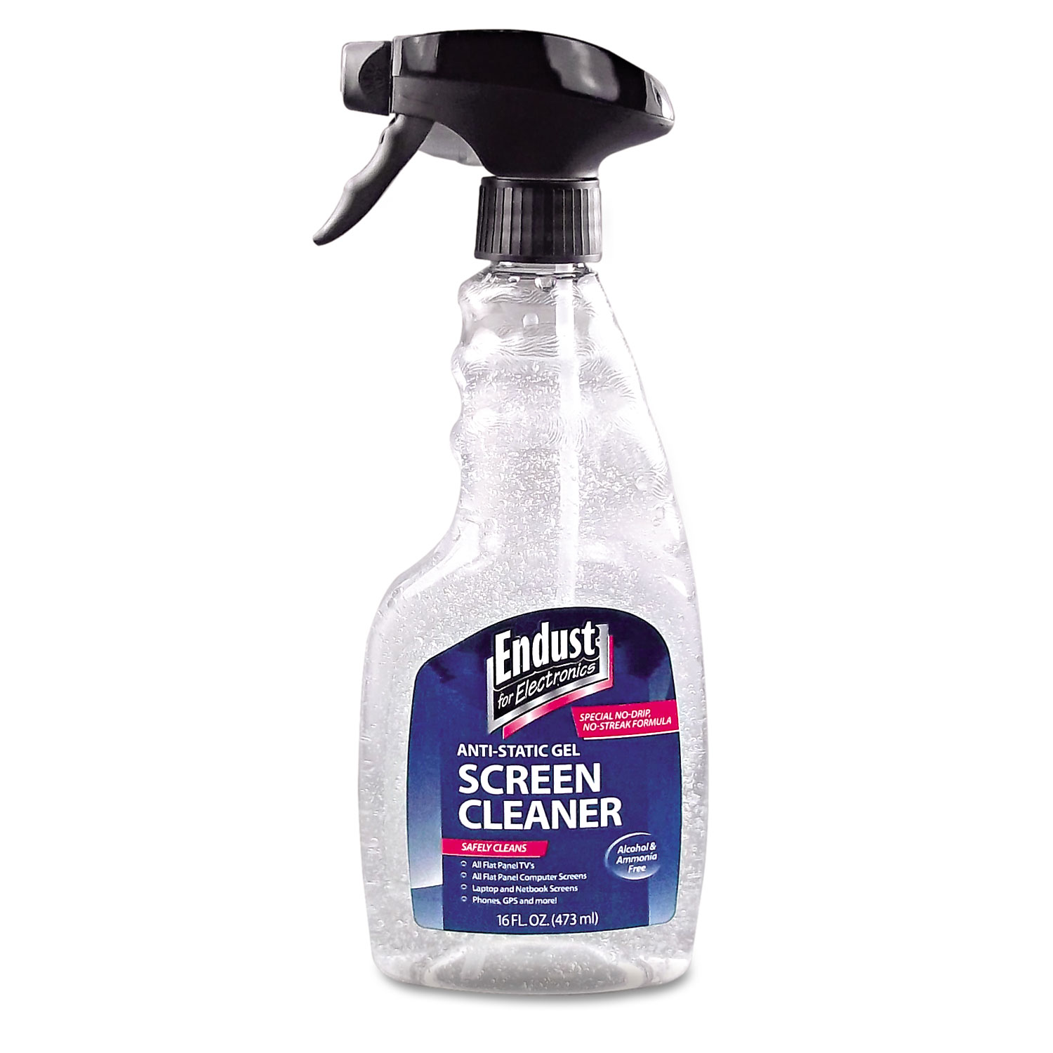  Endust for Electronics 11308 Cleaning Gel Spray for LCD/Plasma, 16oz, Pump Spray (END11308) 