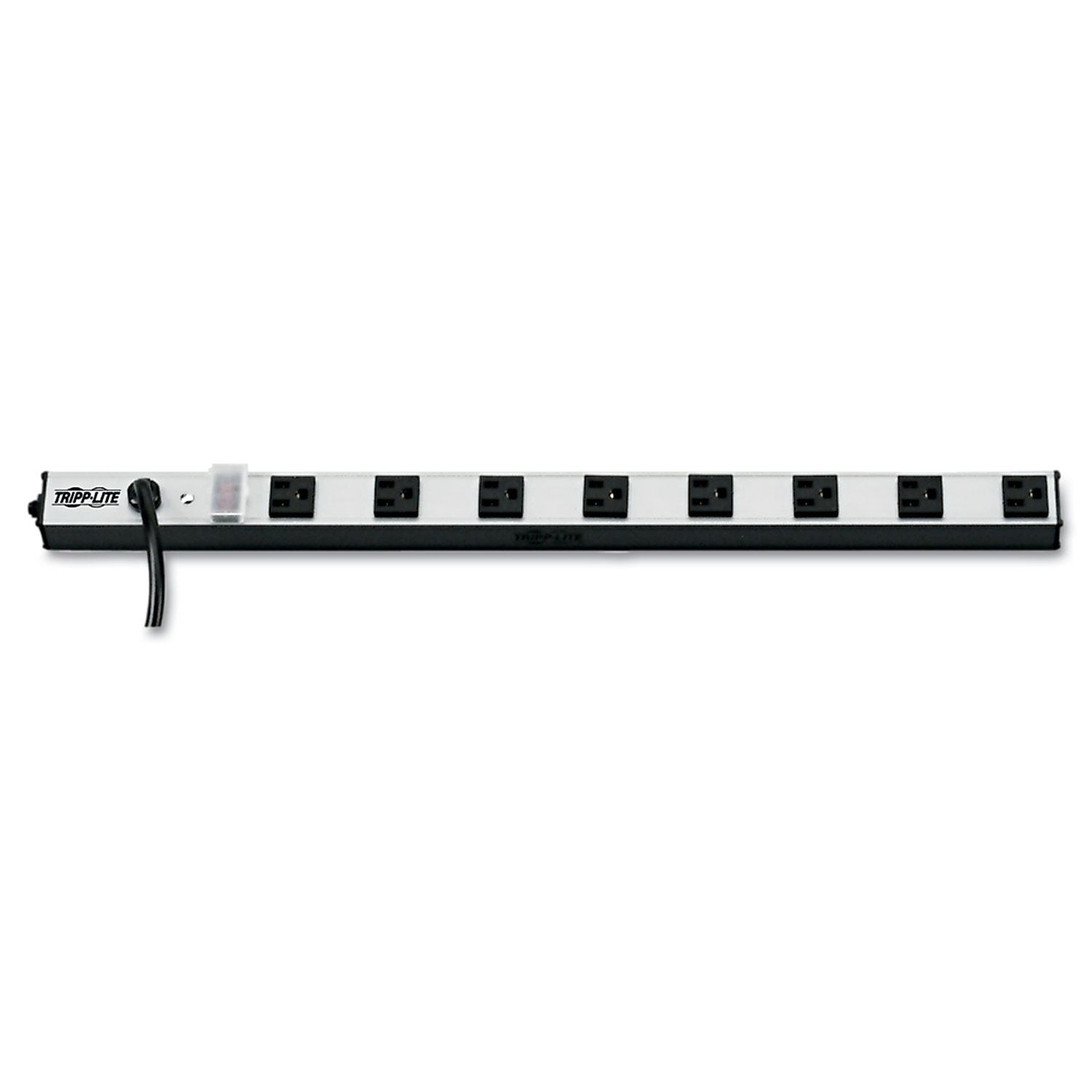 Vertical Power Strip, 8 Outlets, 15 ft. Cord, 24" Length