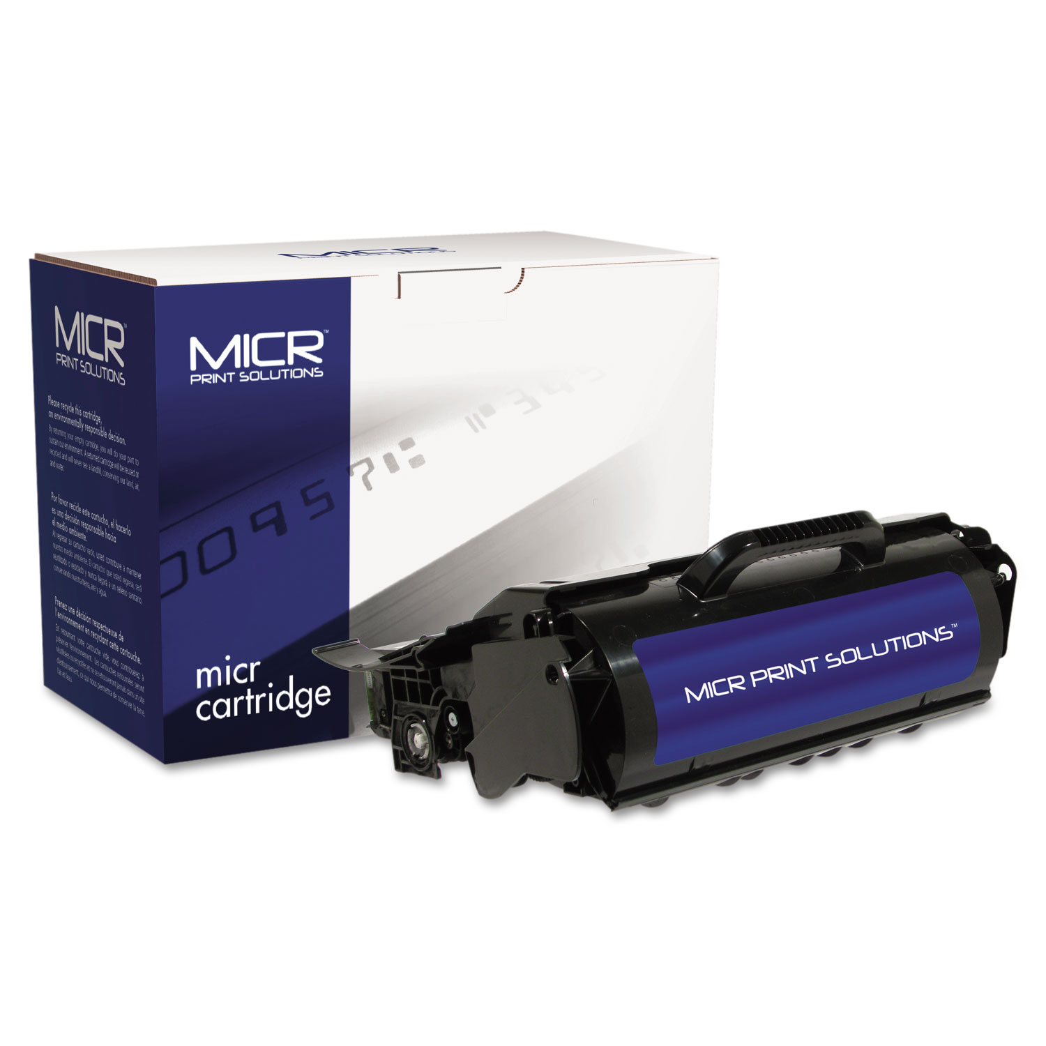  MICR Print Solutions MCR650ML Compatible T650A11A (T650M) MICR Toner, 10000 Page-Yield, Black (MCR650ML) 