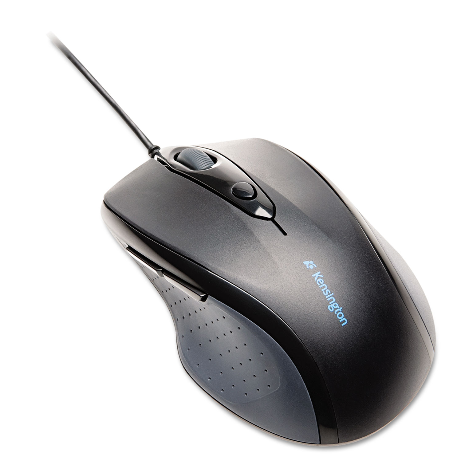 Pro Fit Wired Full-Size Mouse, USB, Right, Black