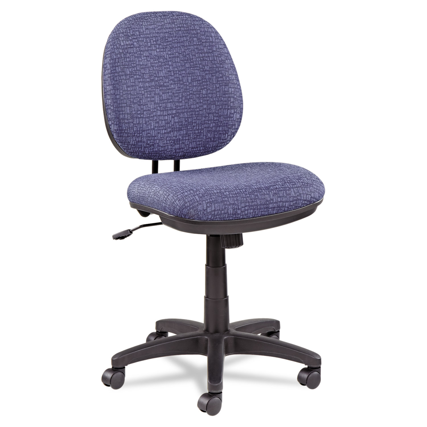 Alera Interval Swivel/Tilt Task Chair, Tone-On-Tone Fabric, Marine Blue