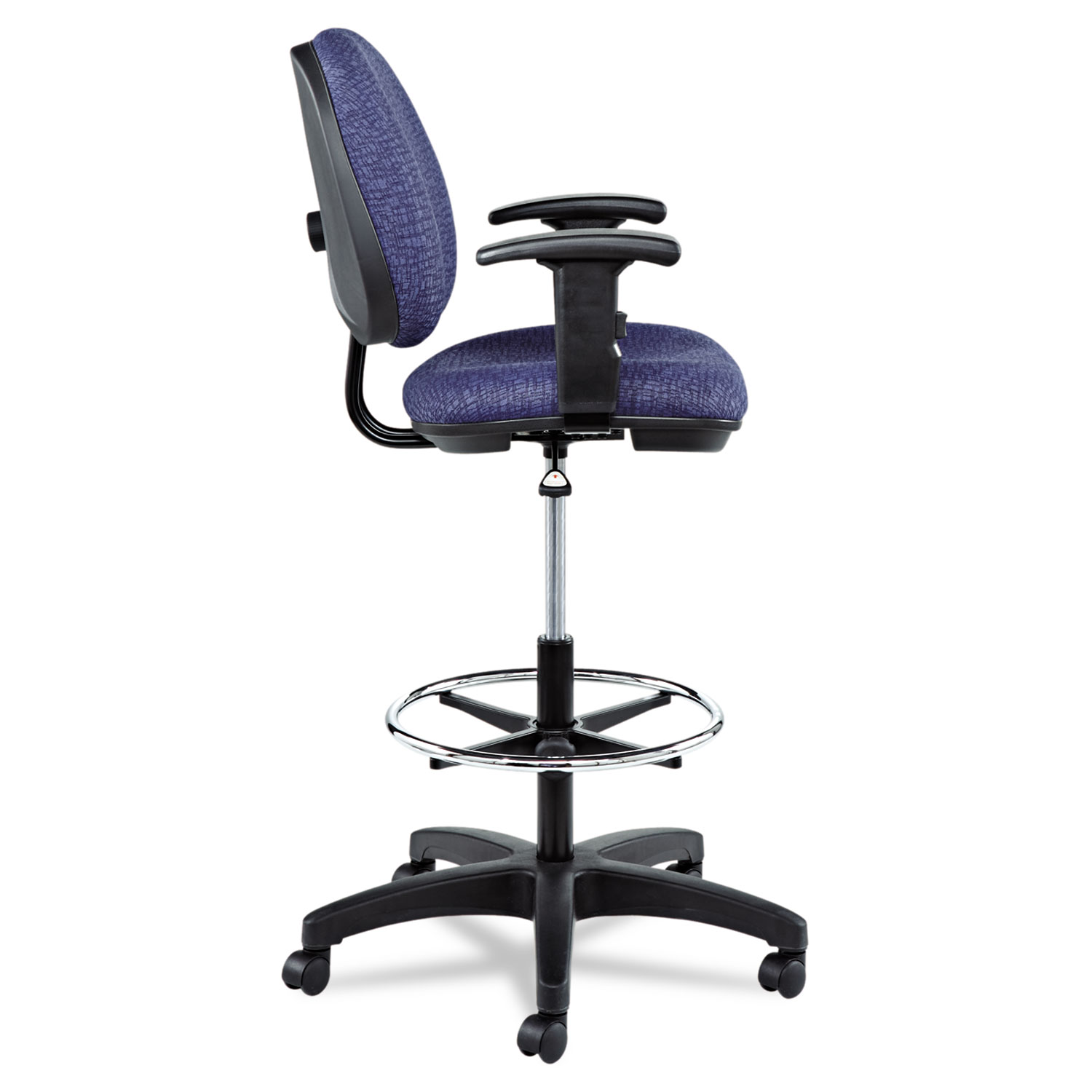 Alera Interval Series Swivel Task Stool, 34.5