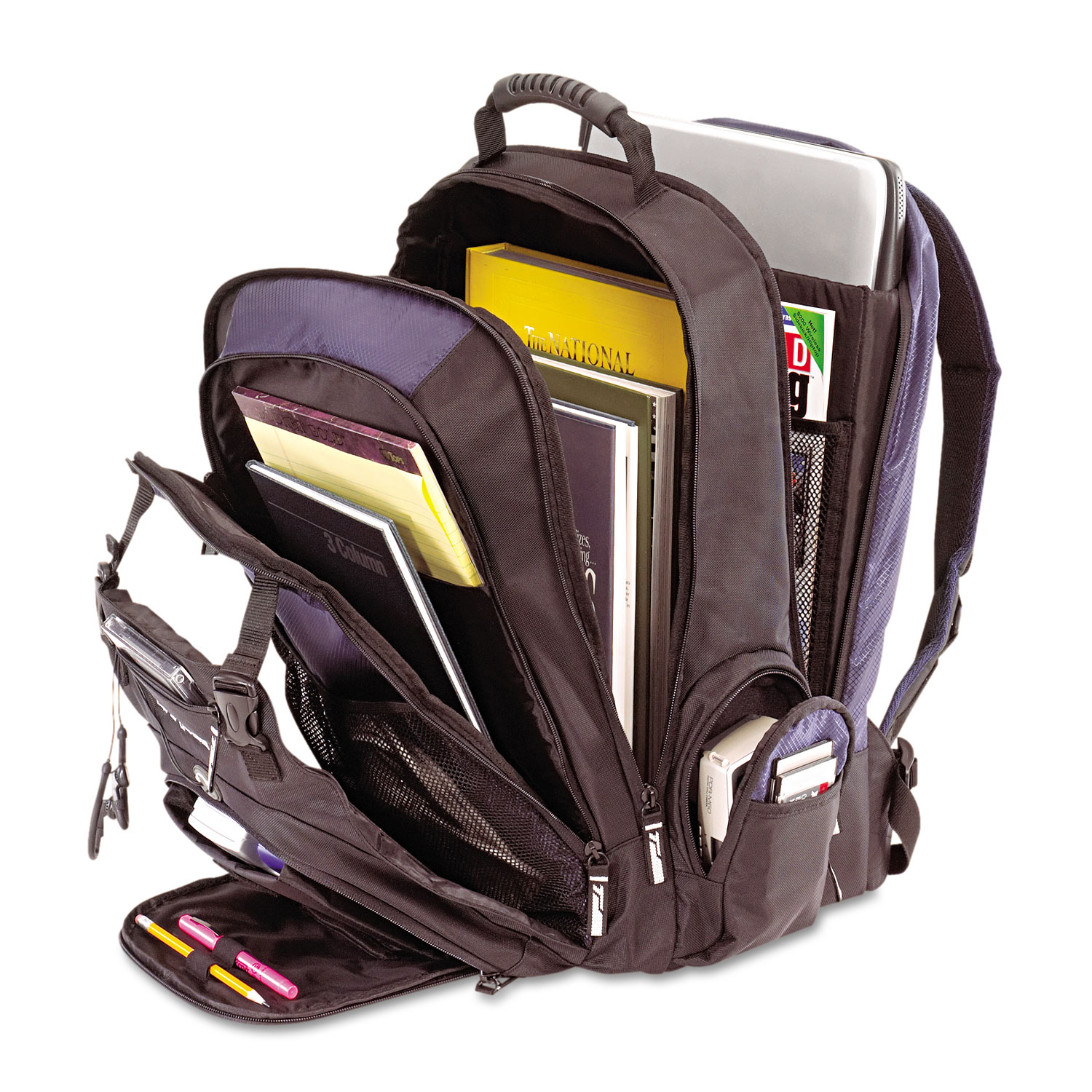 XL Laptop Backpack 17, Black/Blue