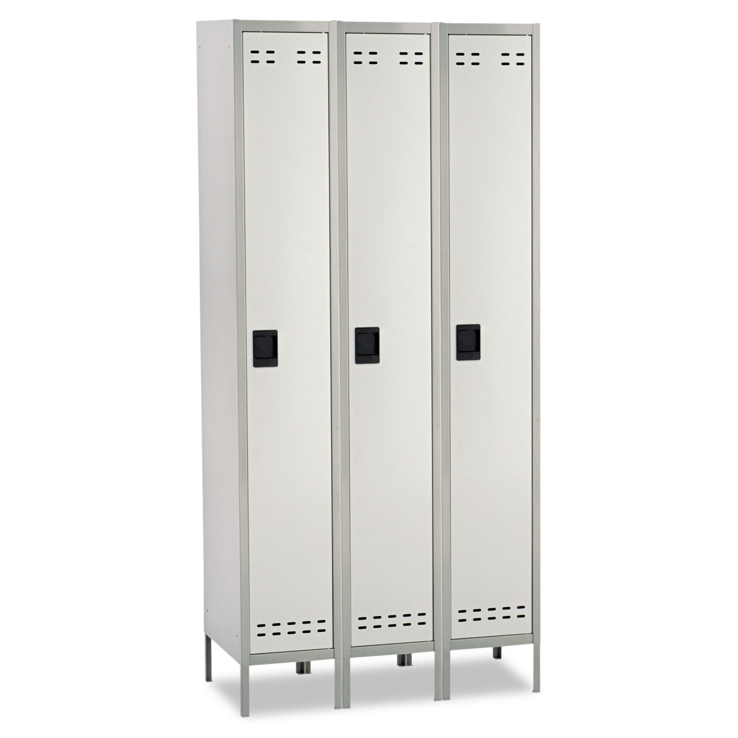  Safco 5525GR Single-Tier, Three-Column Locker, 36w x 18d x 78h, Two-Tone Gray (SAF5525GR) 