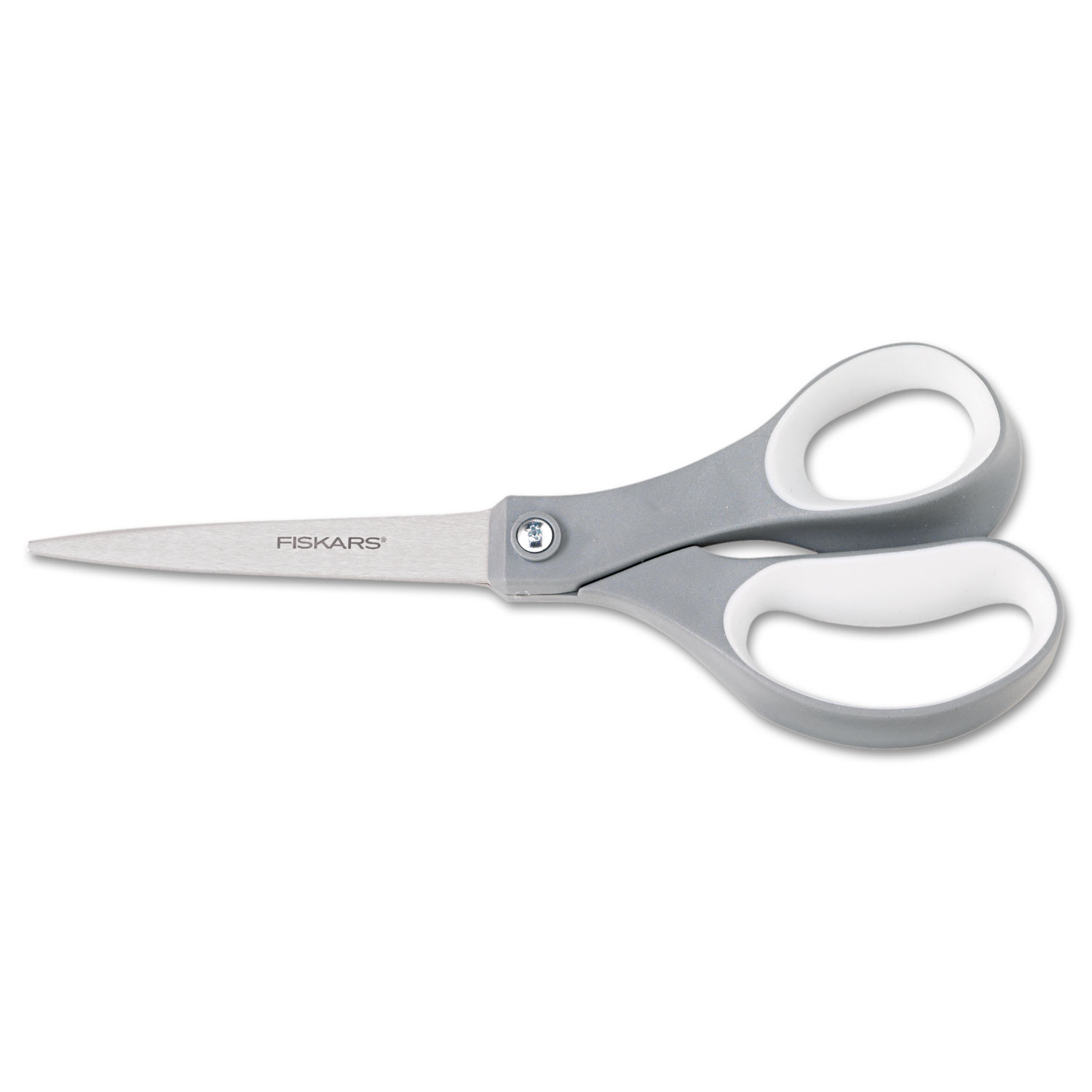  Fiskars 01-004761J Contoured Performance Scissors, 8 Long, 3.13 Cut Length, Gray Straight Handle (FSK01004761J) 