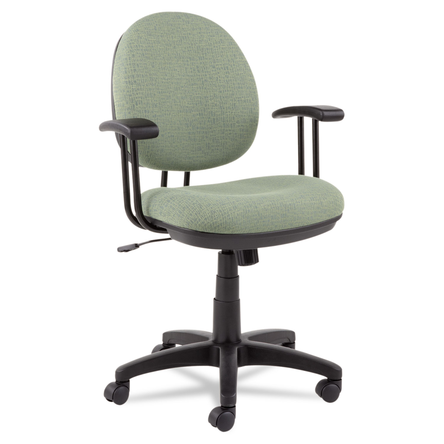 Alera Interval Series Swivel/Tilt Task Chair, Tone-On-Tone Fabric, Parrot Green