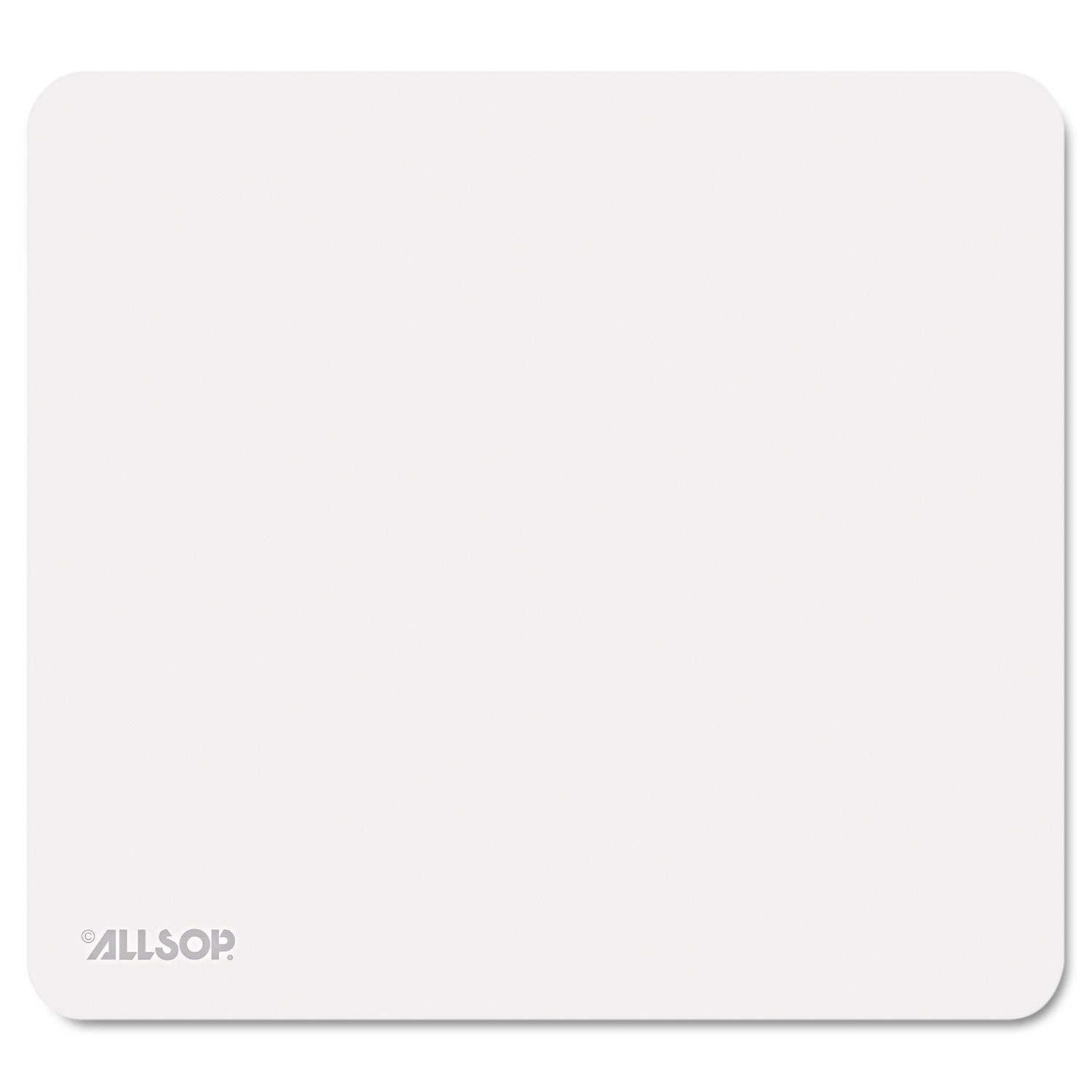 Accutrack Slimline Mouse Pad, Silver, 8 3/4" x 8"