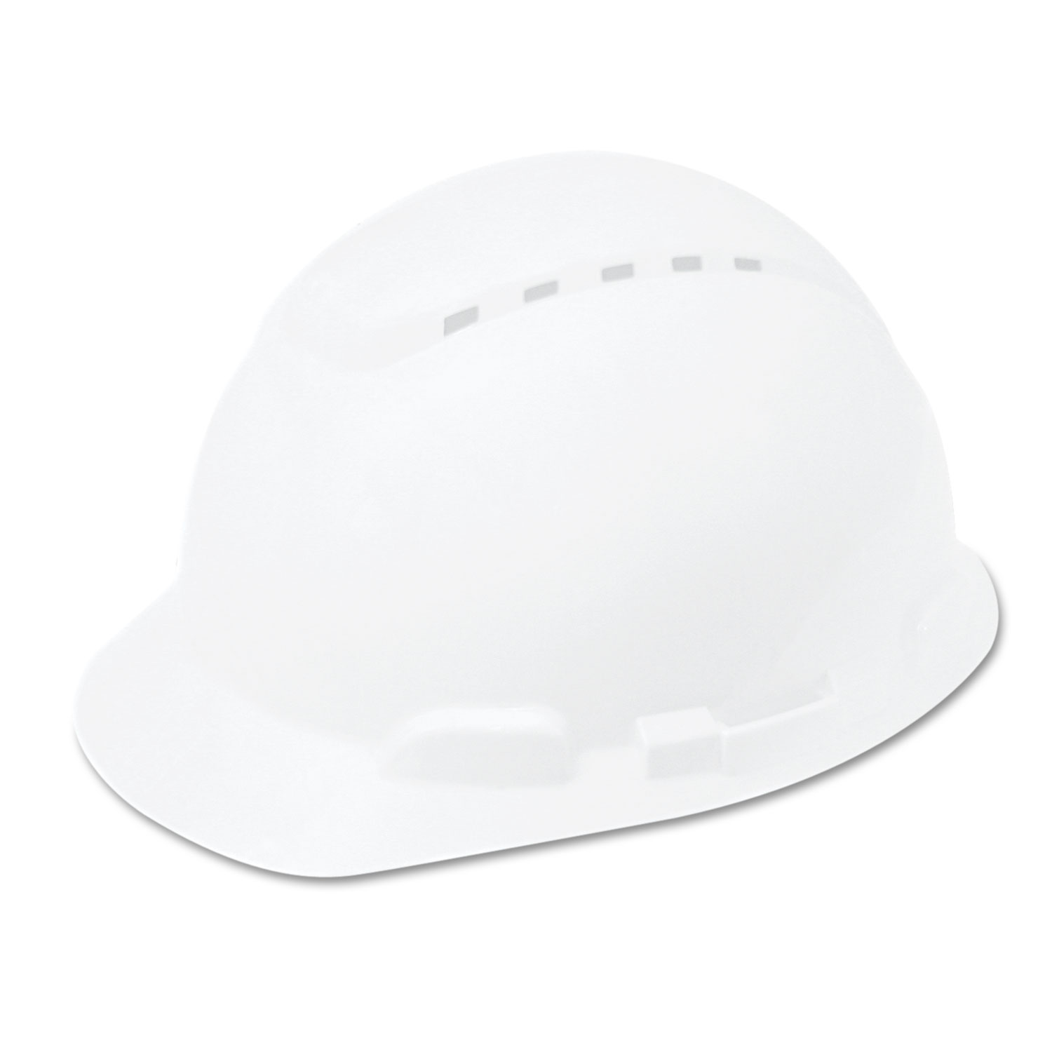 H-700 Series Hard Hat with 4 Point Ratchet Suspension, Vented, White