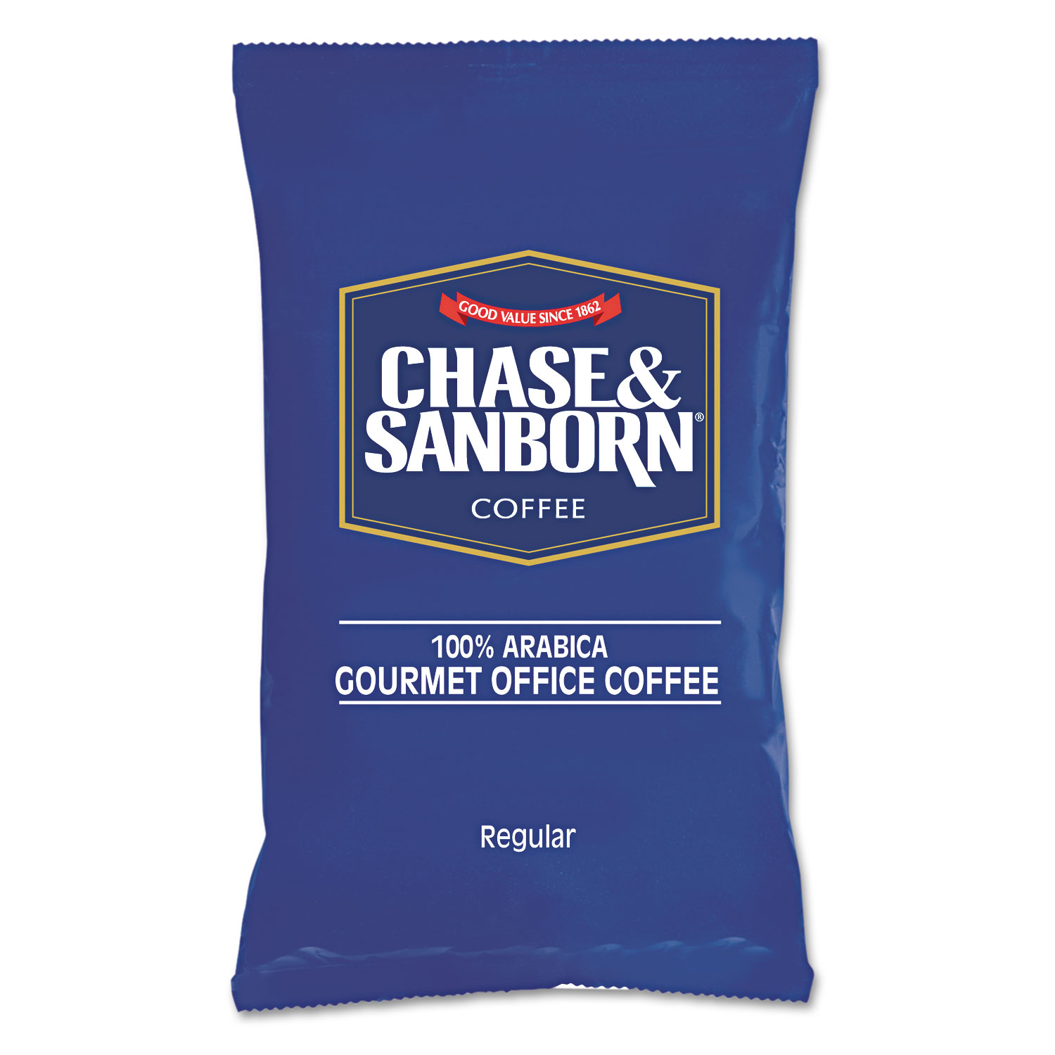  Chase & Sanborn 32410 Coffee, Regular, 1.25oz Packets, 42/Box (OFX32410) 