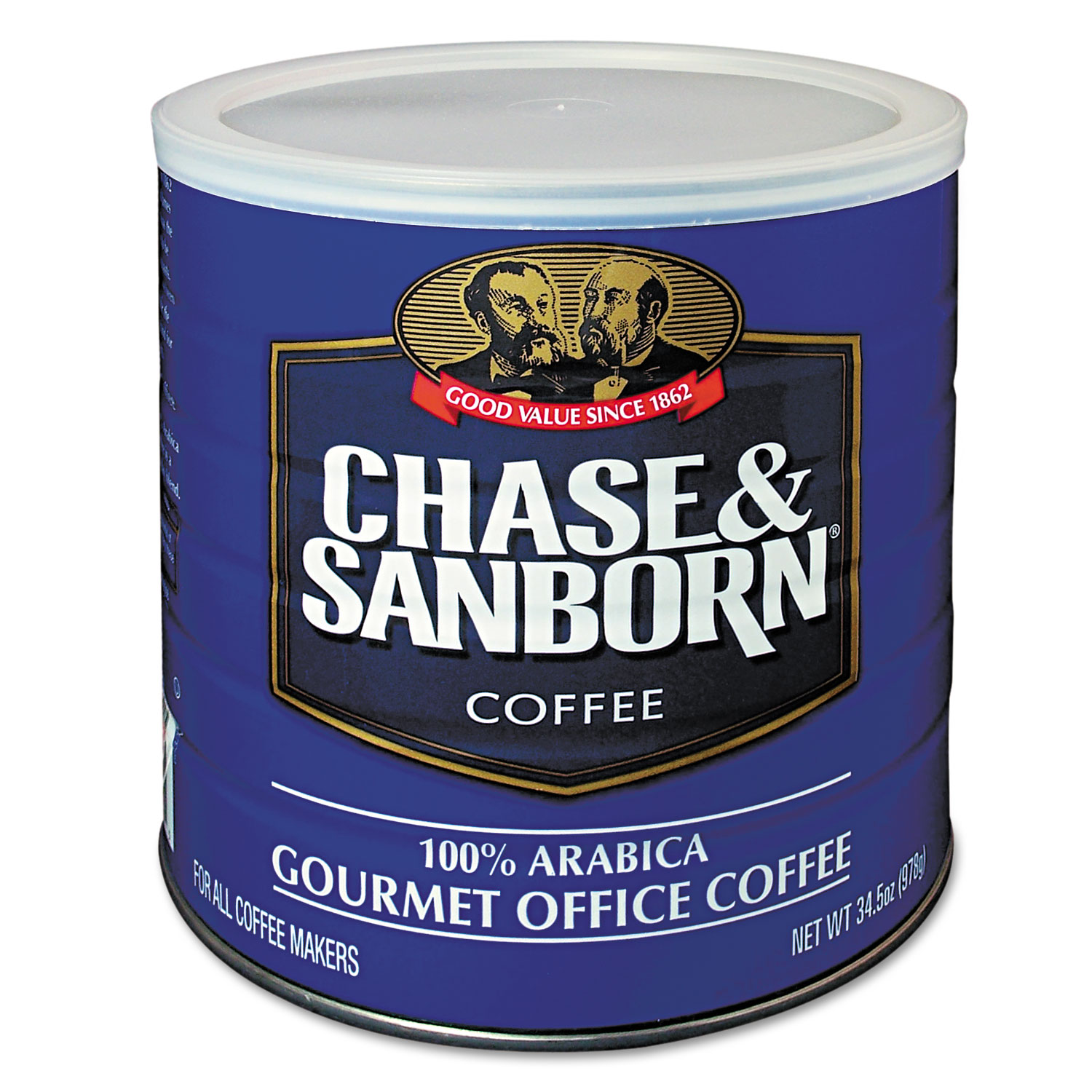  Chase & Sanborn 33000 Coffee, Regular, 34.5oz Can (OFX33000) 