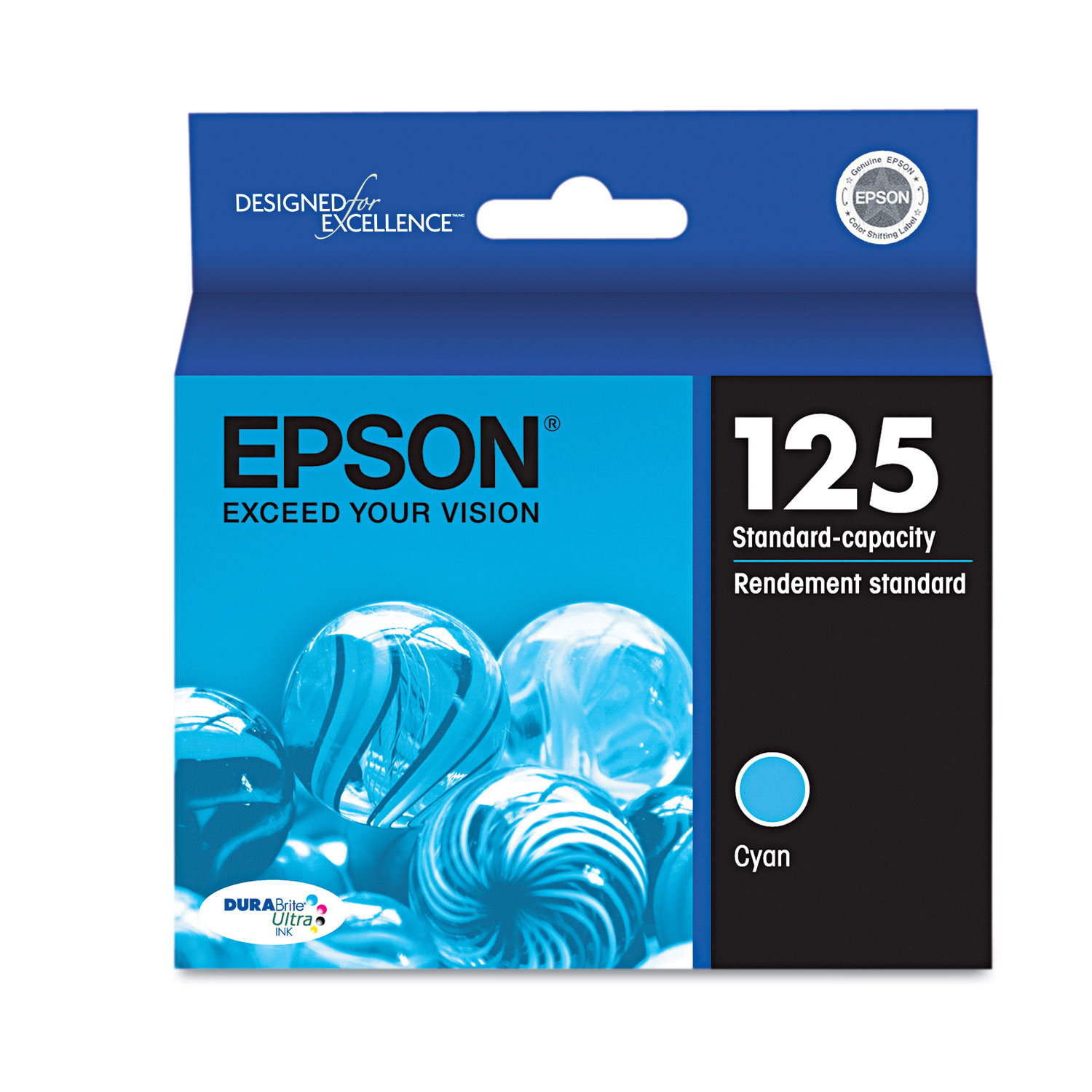  Epson T125220-S T125220S (125) DURABrite Ultra Ink, Cyan (EPST125220S) 